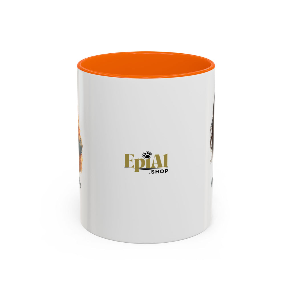 Charming Orange Tabby Mom Coffee Mug – Perfect Gift for Cat Lovers