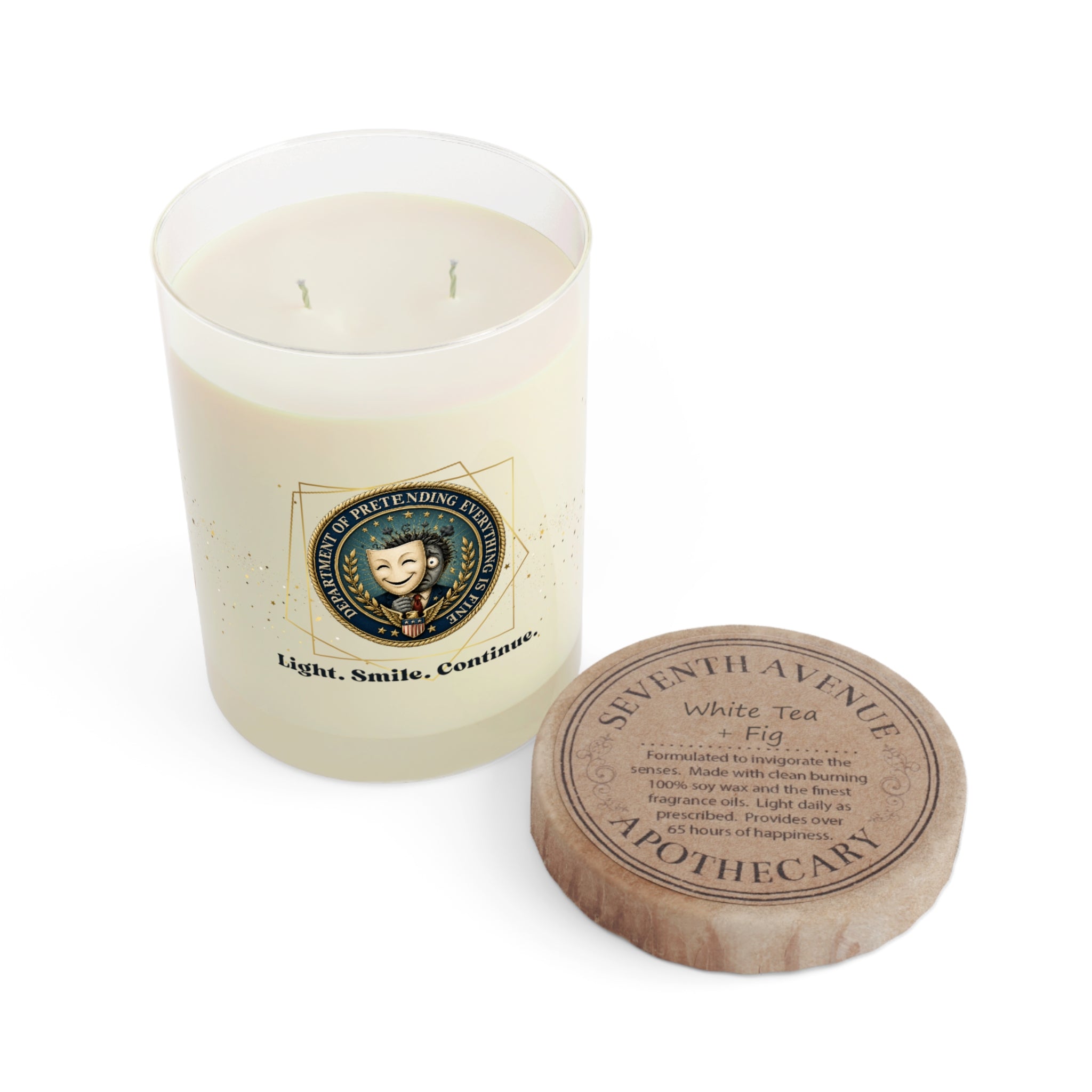 Department of Pretending Everything Is Fine Candle