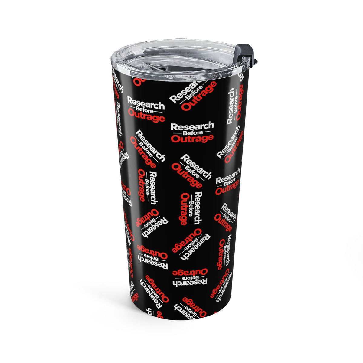 Research Before Outrage 20 oz Tumbler | Social Media & True Crime