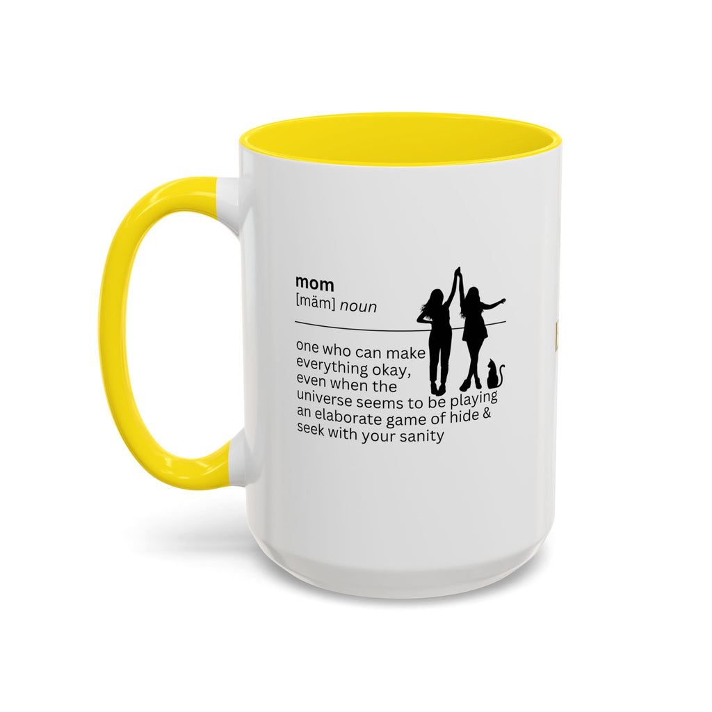Mom Okay Accent Coffee Mug - Perfect Gift for Moms