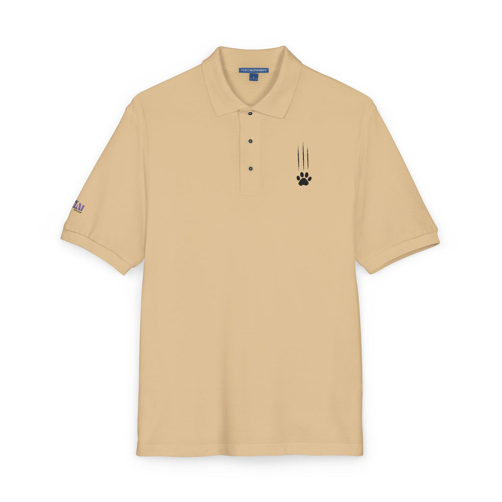 Classic Cat Clawed Embroidered Unisex Polo Shirt