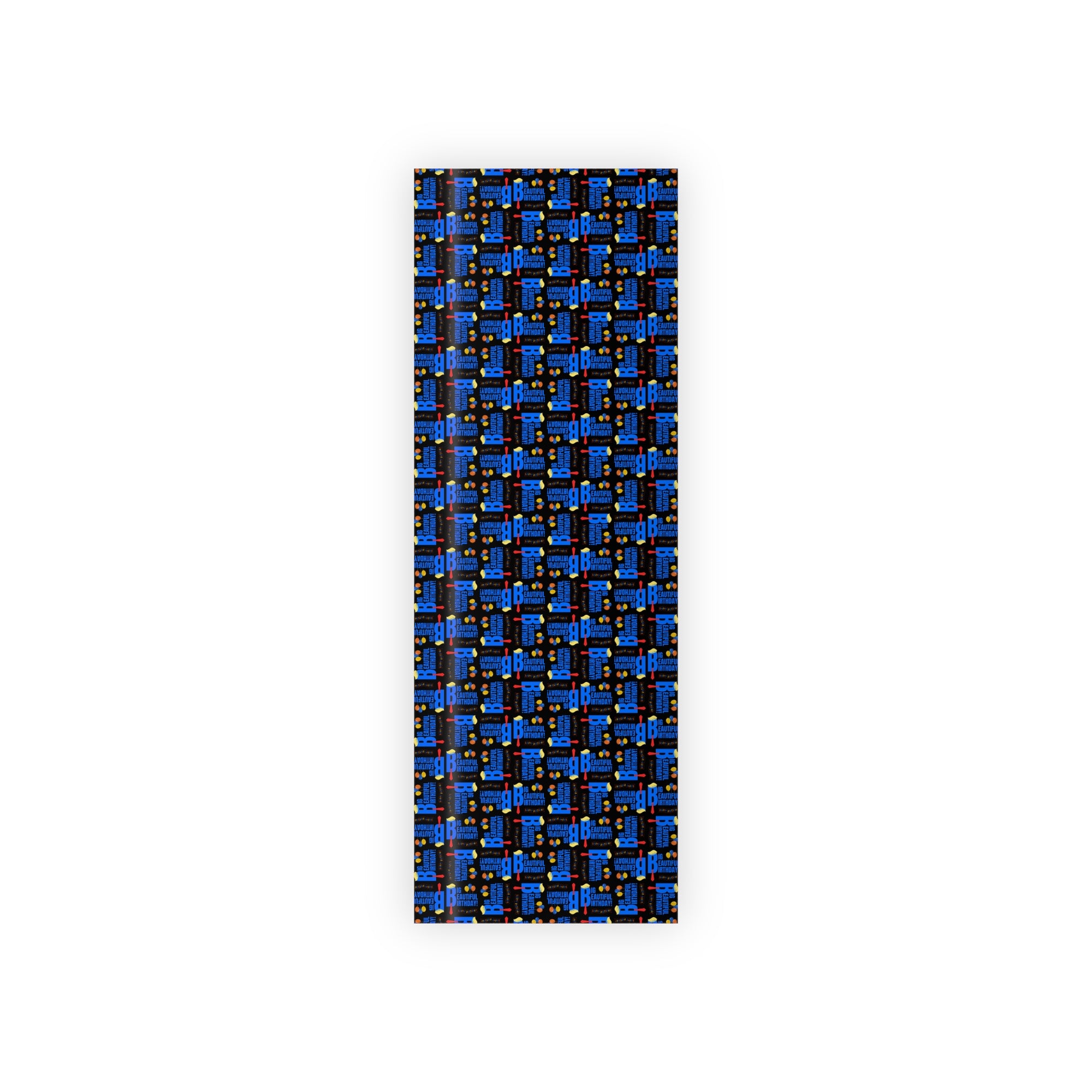 Big Beautiful Birthday Gift Wrapping Paper Roll