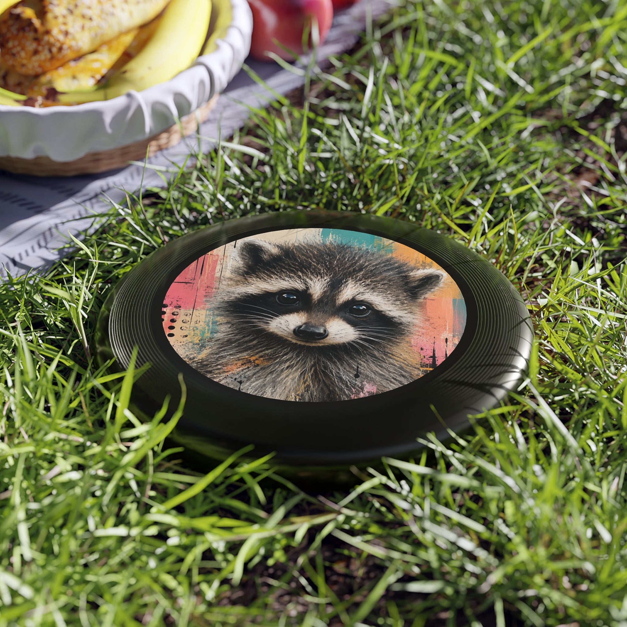 Jimothy Raccoon Flying Disc: Colorful Outdoor Frisbee