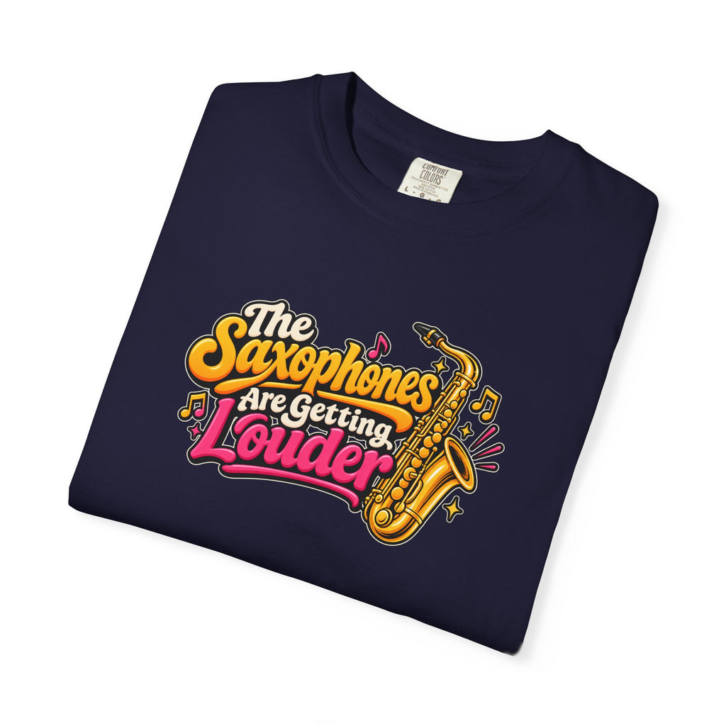 The Saxophones Are Getting Louder Retro Graphic Tee | Viral IYKYK Shirt