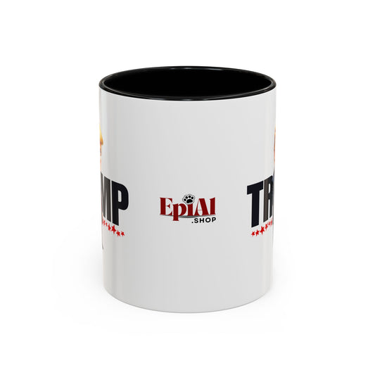 Trump Accent Coffee Mug - 11oz & 15oz, Bold Statement Mugs for Political Enthusiasts