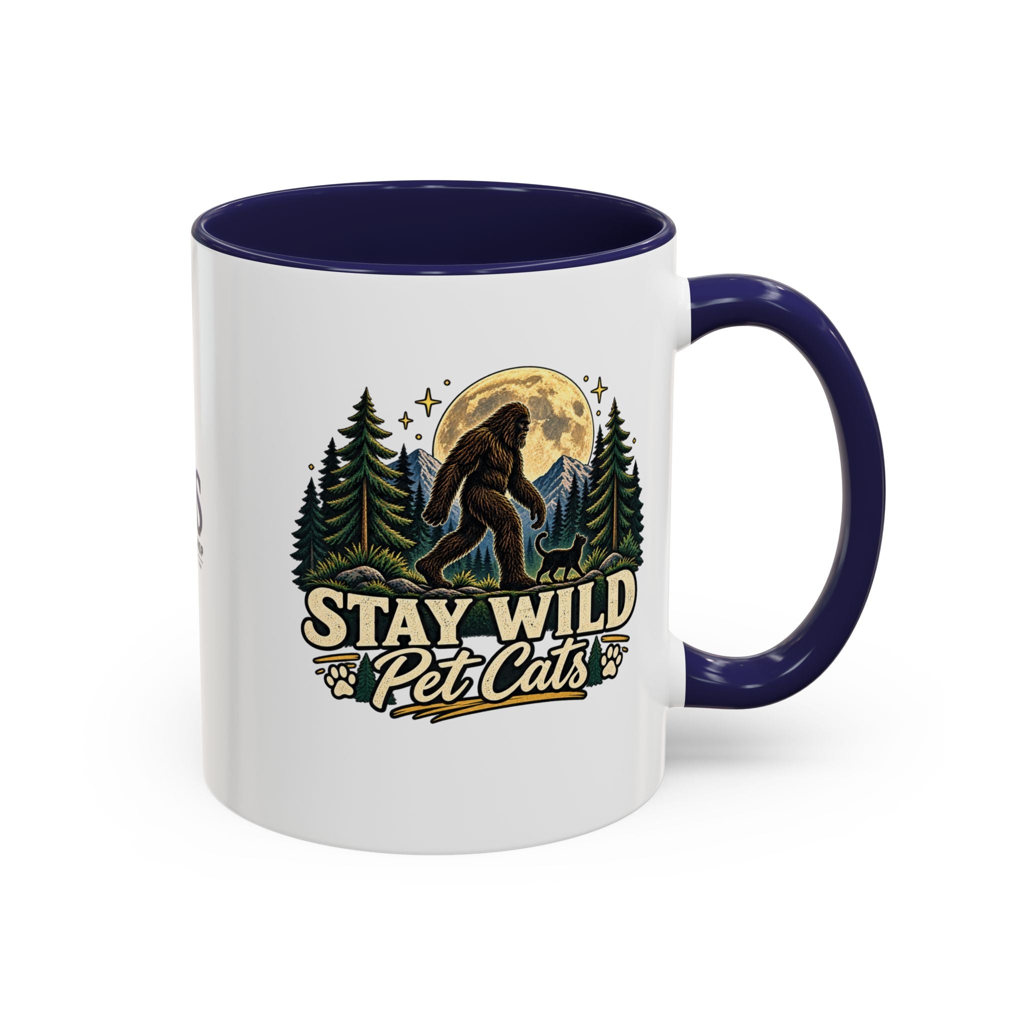 Stay Wild Pet Cats Sasquatch Accent Mug