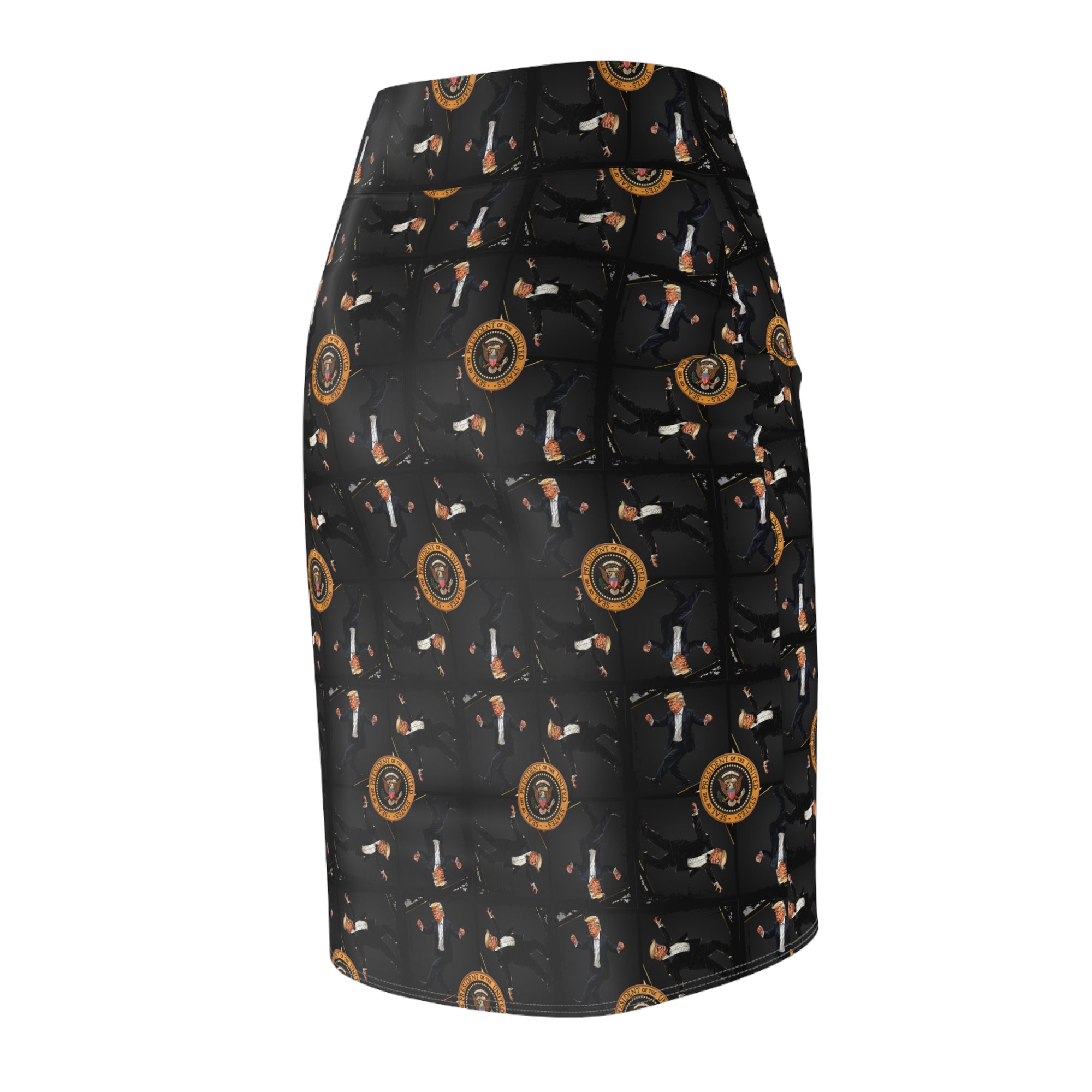 Stylish Dancing Trump Women's Pencil Skirt