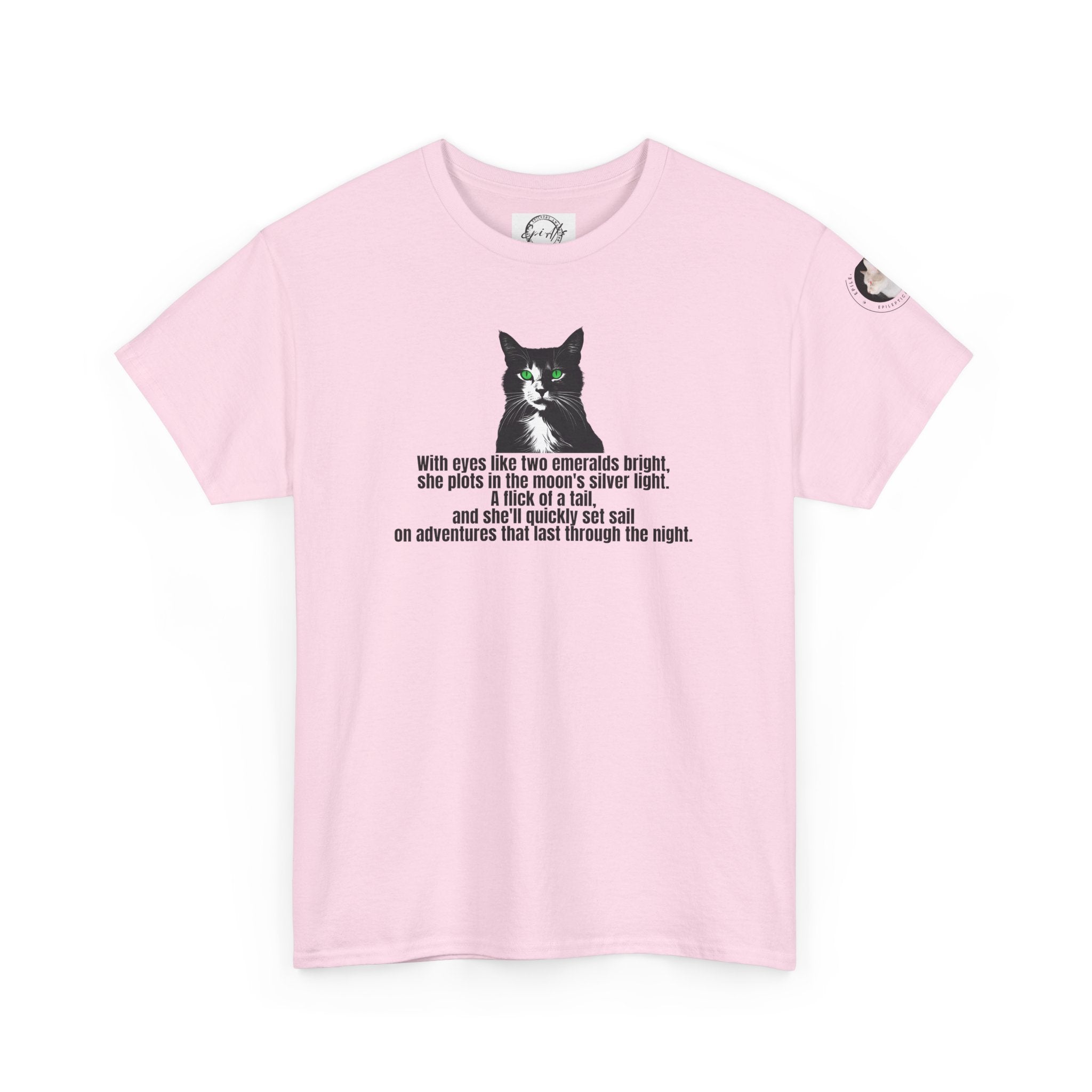 Emerald Eyed Mischief Unisex Heavy Cotton Tee