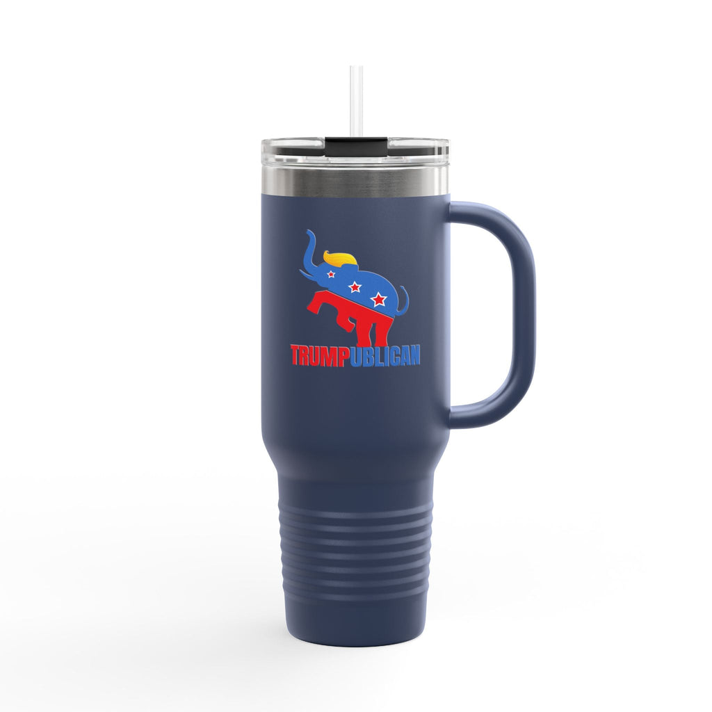 Trumpublican Patriotic Insulated Travel Mug - 40oz Printify