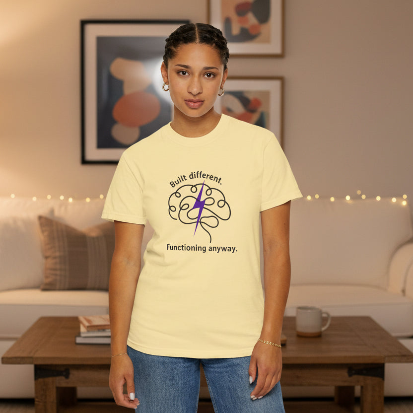Built Different Premium Unisex Cotton T-Shirt | Soft, Lightweight Everyday Tee