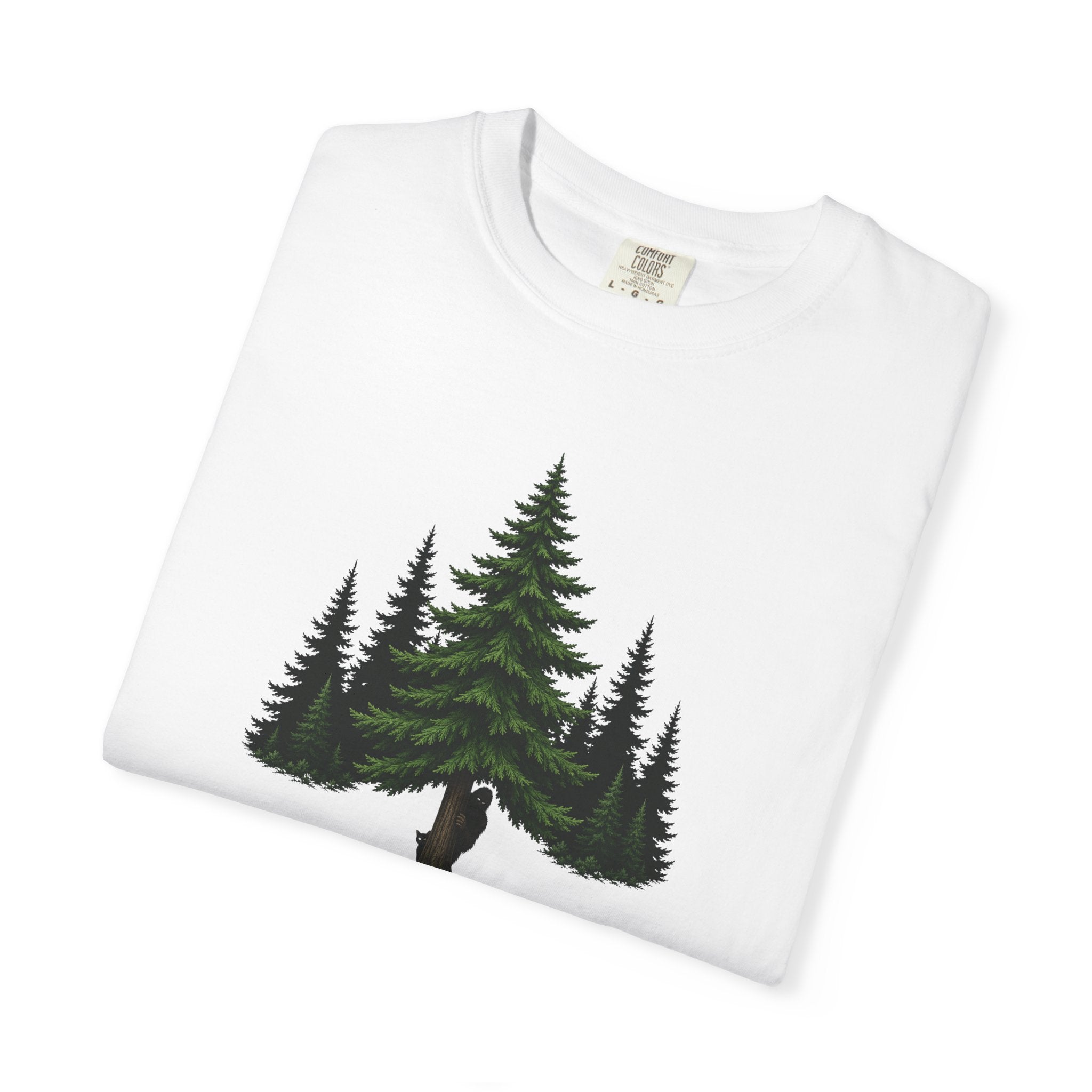 You Saw Nothing Bigfoot & Cat Garment-Dyed T-Shirt