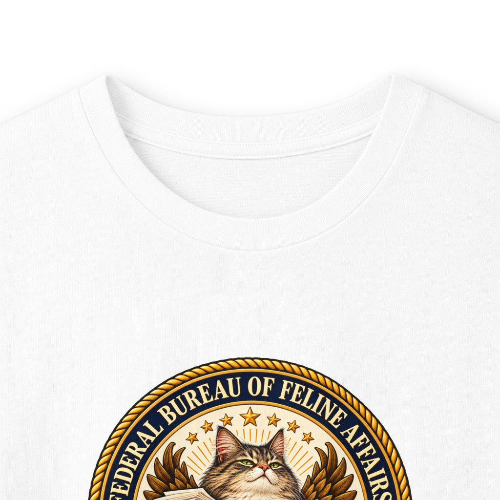 Federal Bureau of Feline Affairs Long Sleeve Shirt | Funny Cat Government Parody Tee