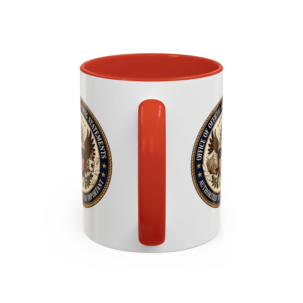 Office of Official-Sounding Statements Mug | Funny Government Parody Coffee Cup | 11oz & 15oz