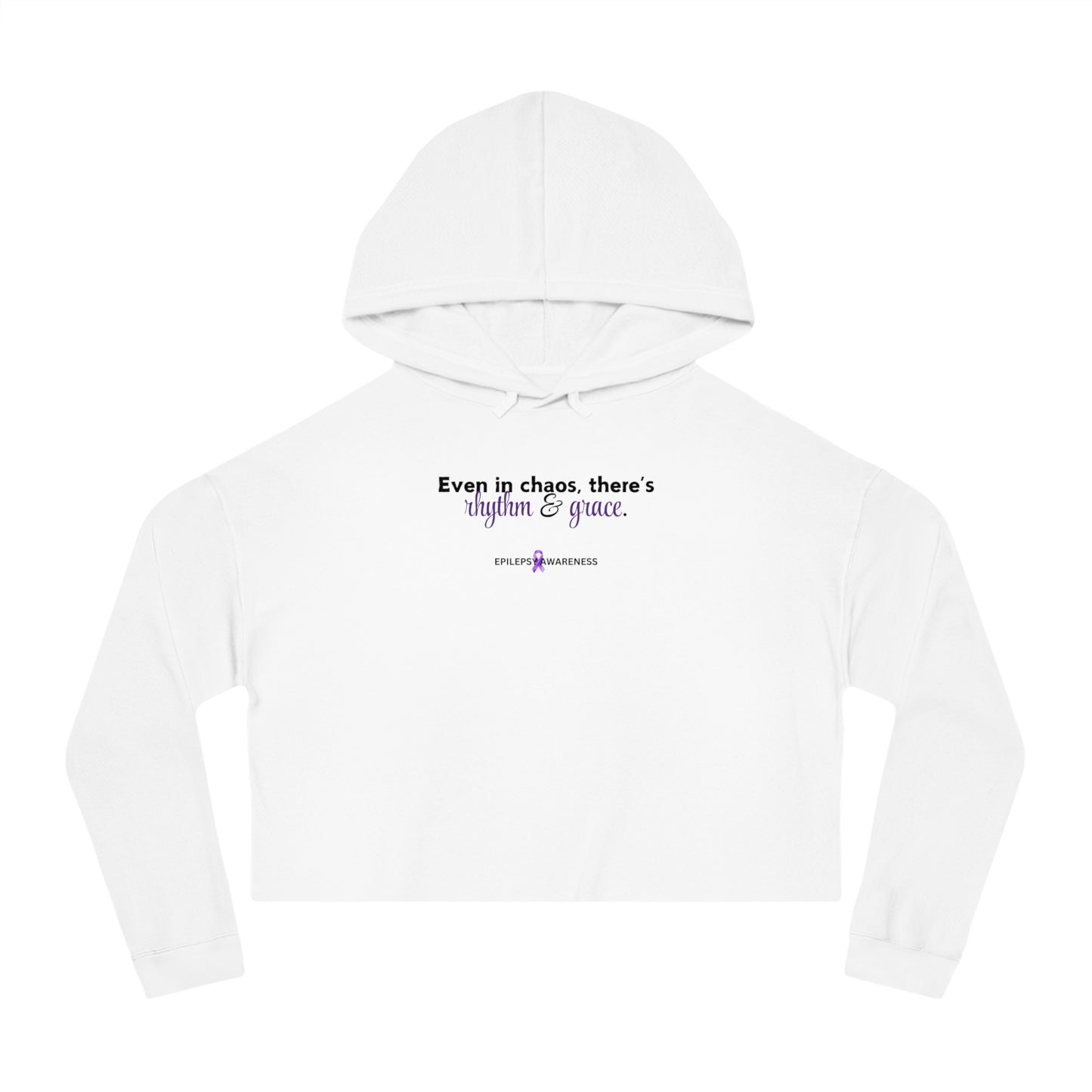 Chaos, Rhythm & Grace Women’s Cropped Hooded Sweatshirt