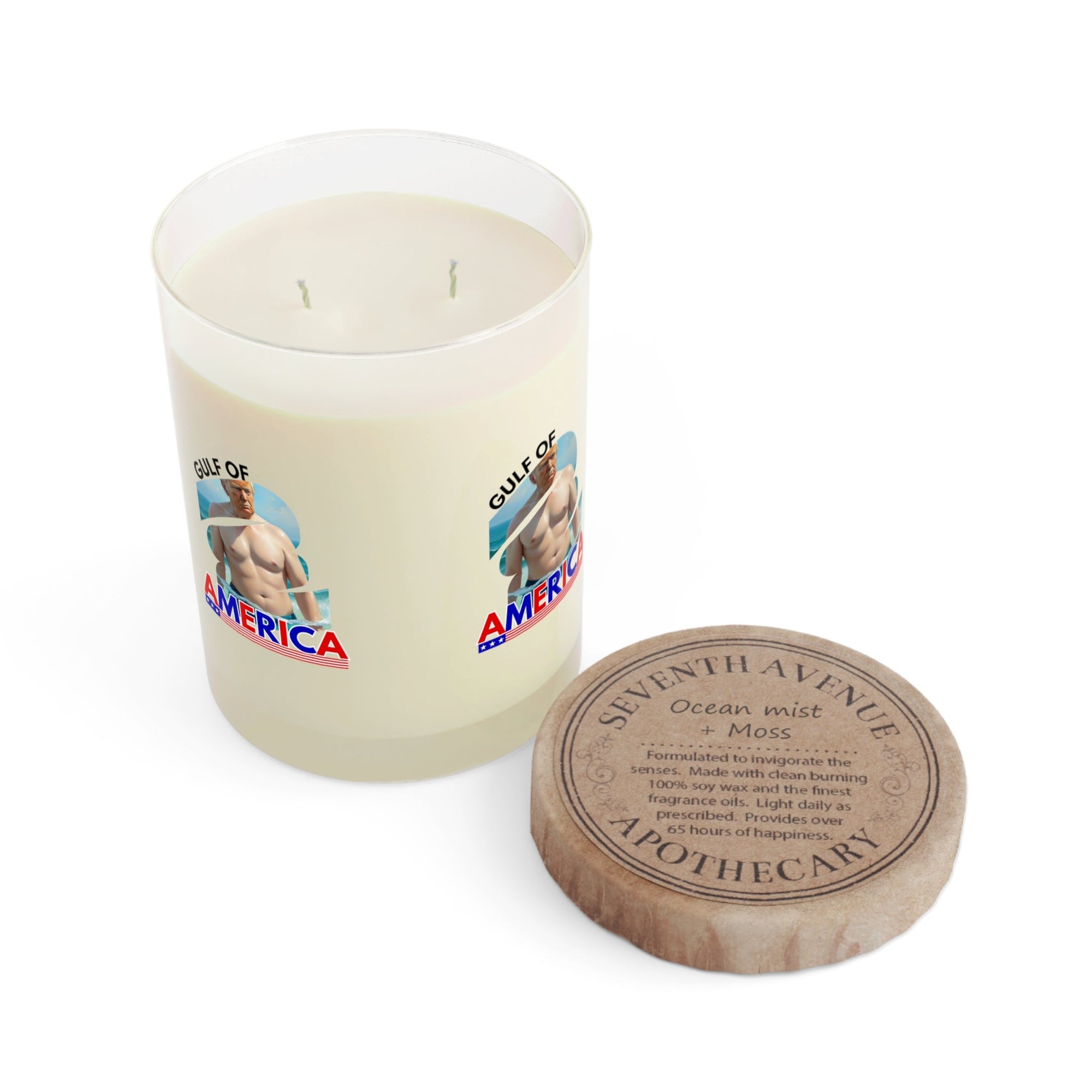 Gulf of America Scented Candle - 11oz Full Glass Printify