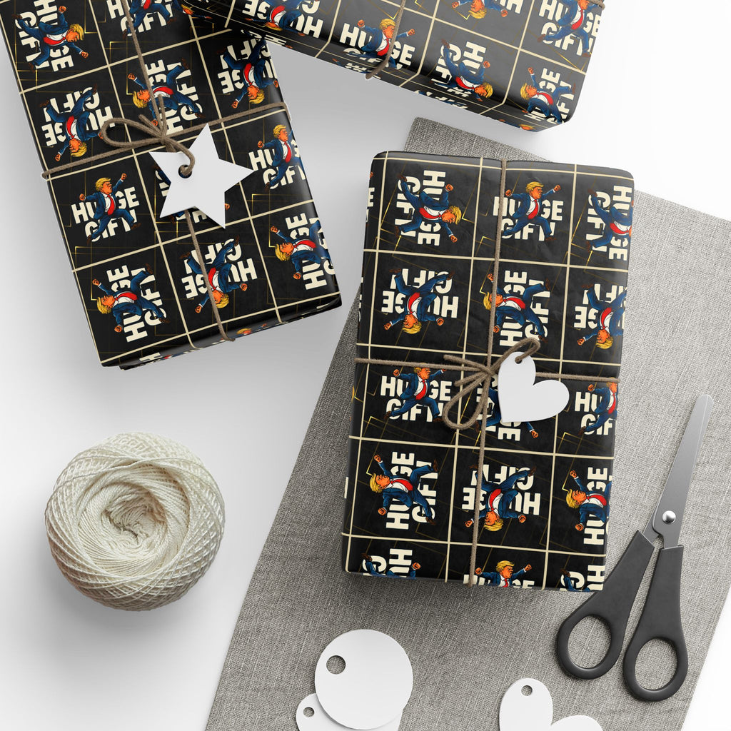 Huge Parody Gift Wrapping Paper – Bold Political Humor