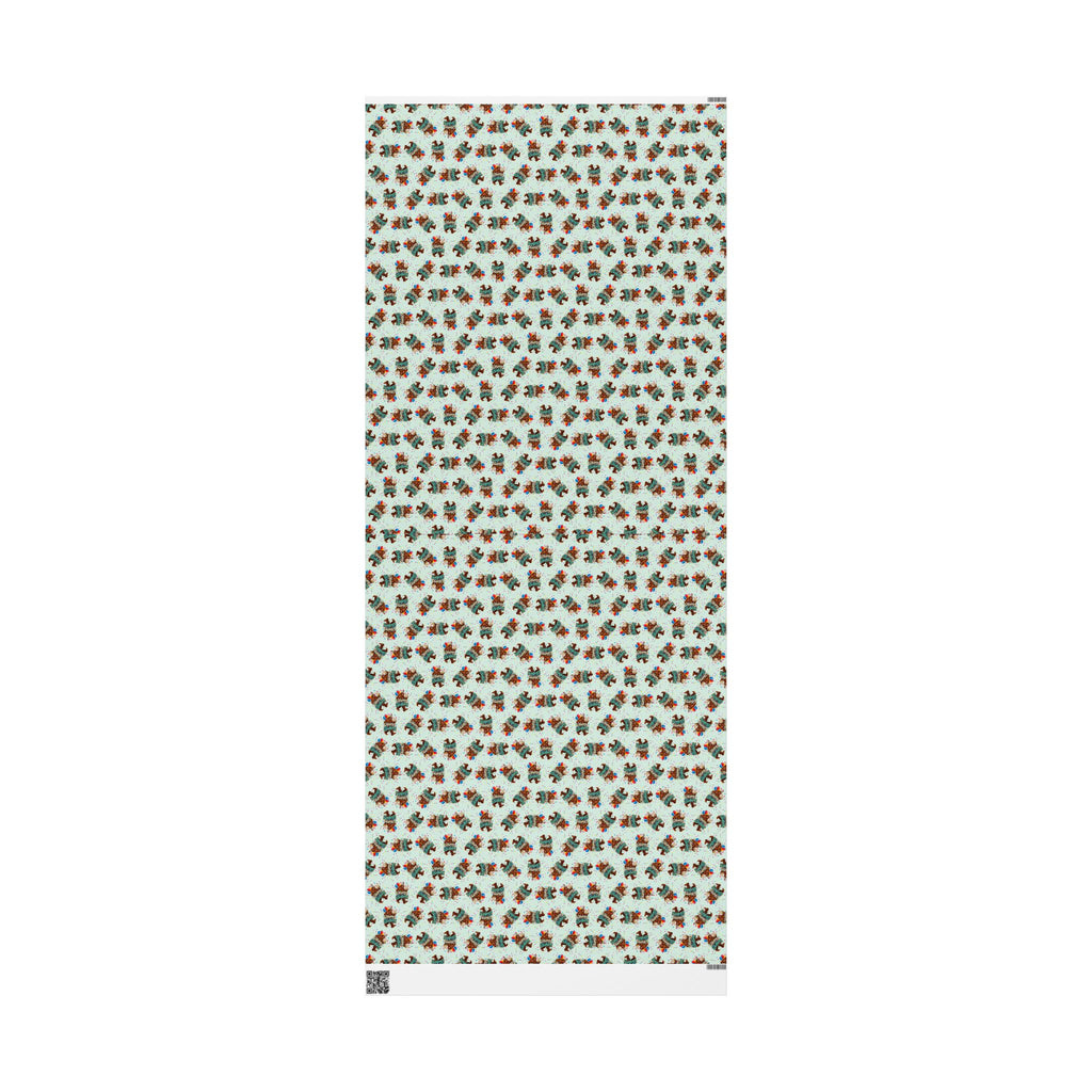 Happy Birthday Bigfoot Wrapping Paper | Sasquatch Birthday Gift Wrap