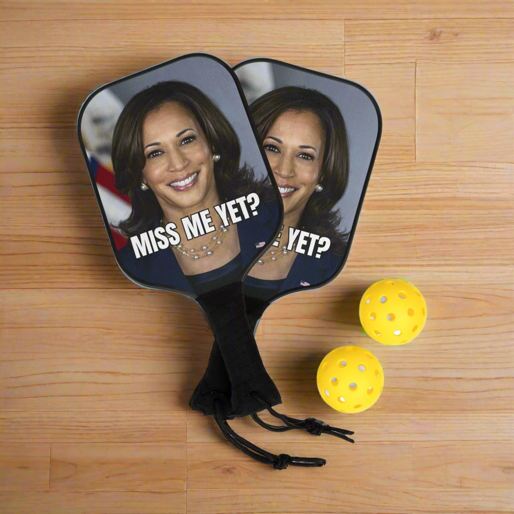 Funny Pickleball Paddle Set - "Miss Me Yet?"