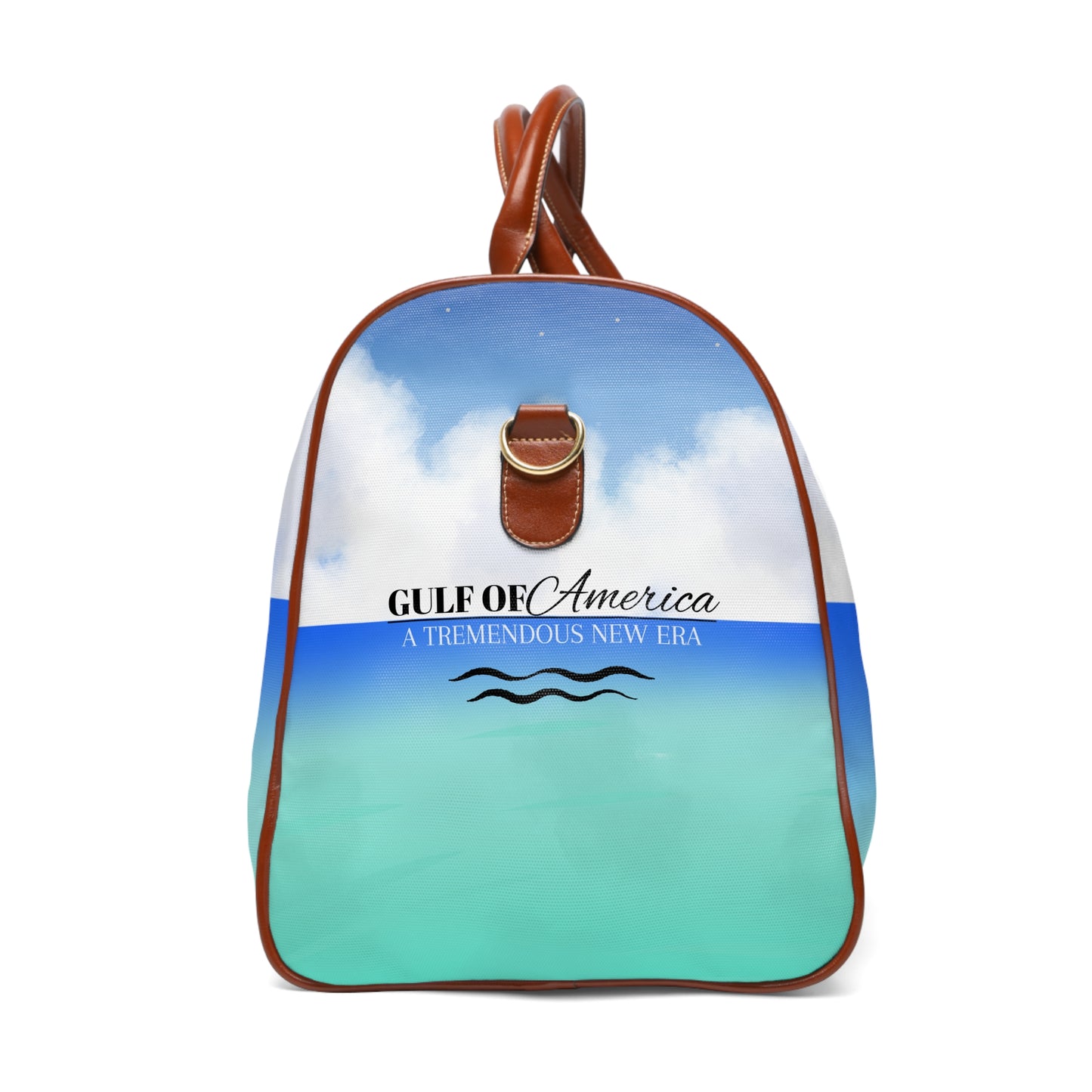 Waterproof Travel Bag - Gulf of America Design for Adventurers and Beach Lovers
