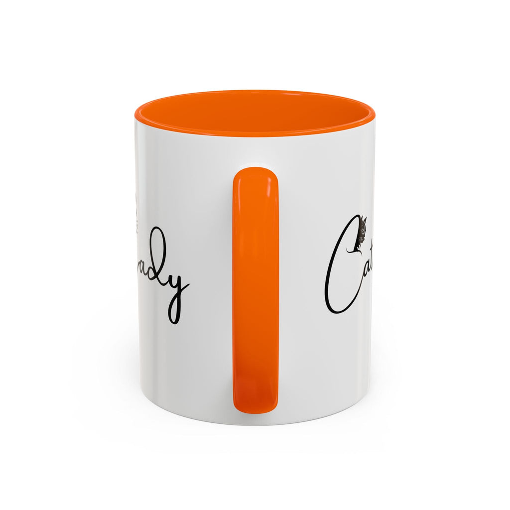 Cat Lady Accent Coffee Mug - Perfect Gift for Cat Lovers Printify