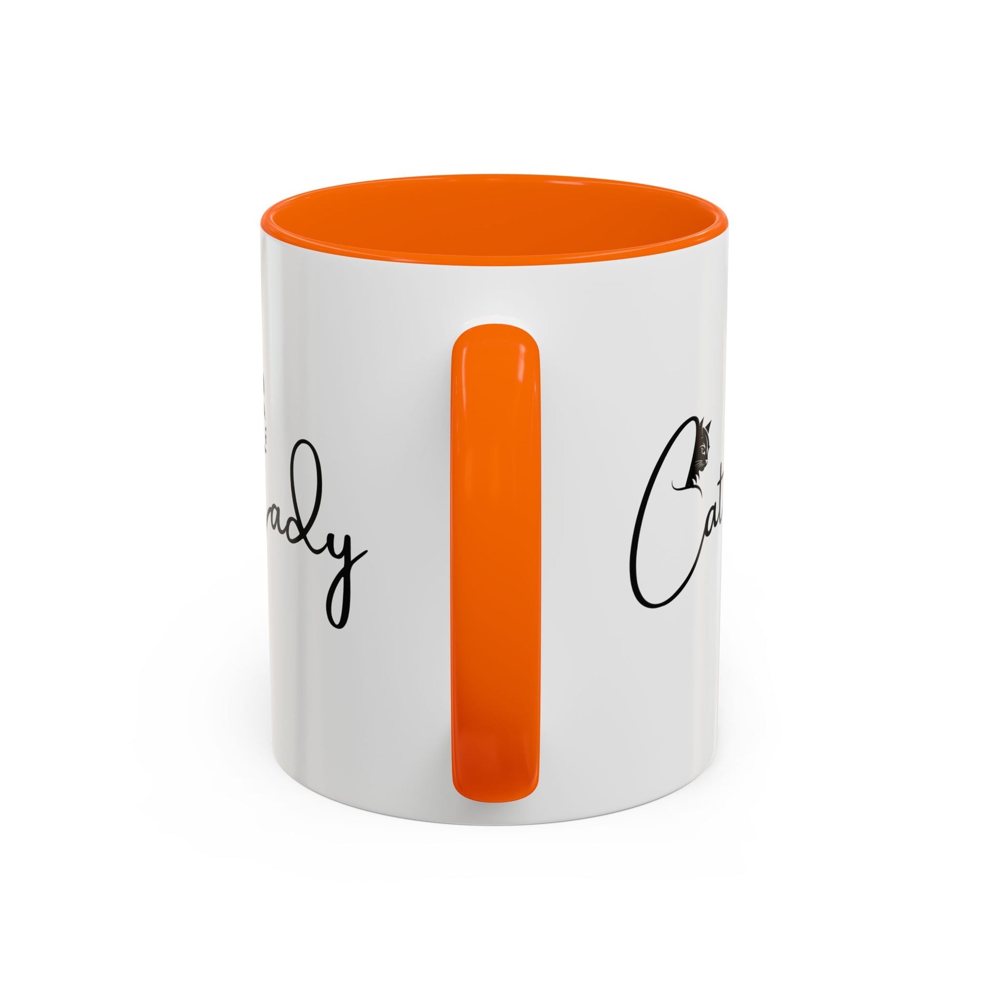 Cat Lady Accent Coffee Mug - Perfect Gift for Cat Lovers Printify