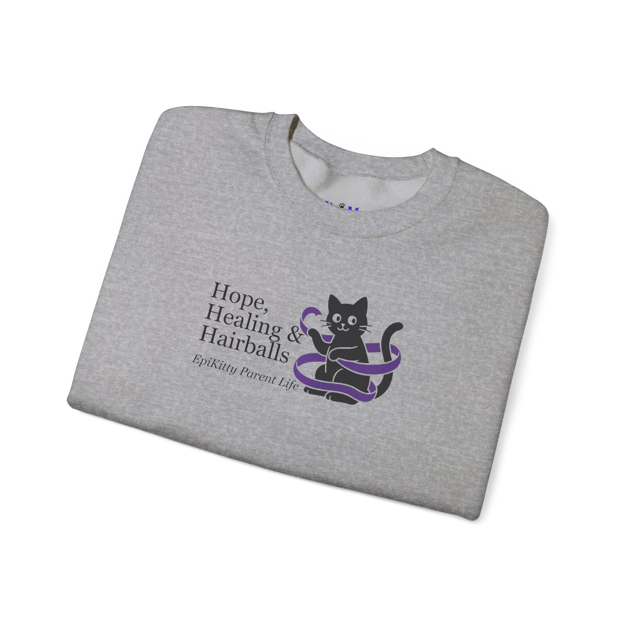 “Hope, Healing & Hairballs” Epikitty Parent Life Sweatshirt