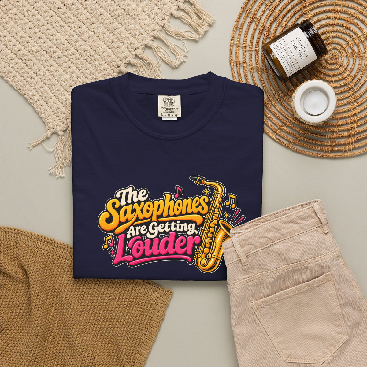The Saxophones Are Getting Louder Retro Graphic Tee | Viral IYKYK Shirt