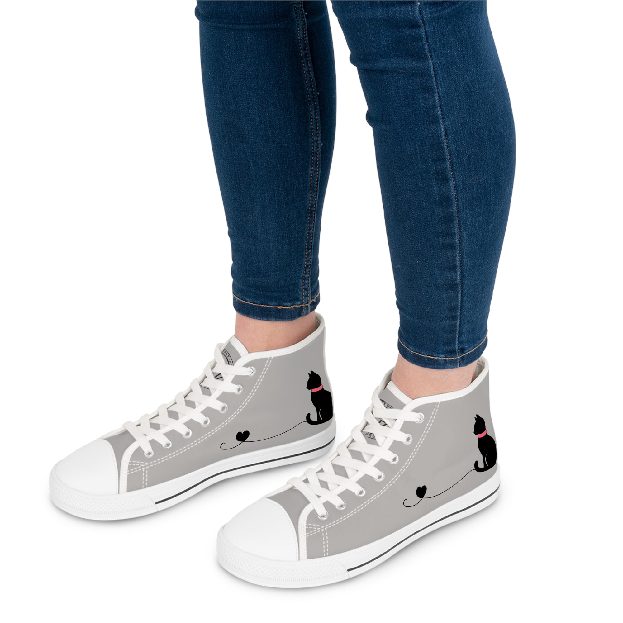 Chic Kitty Women's High Top Sneakers