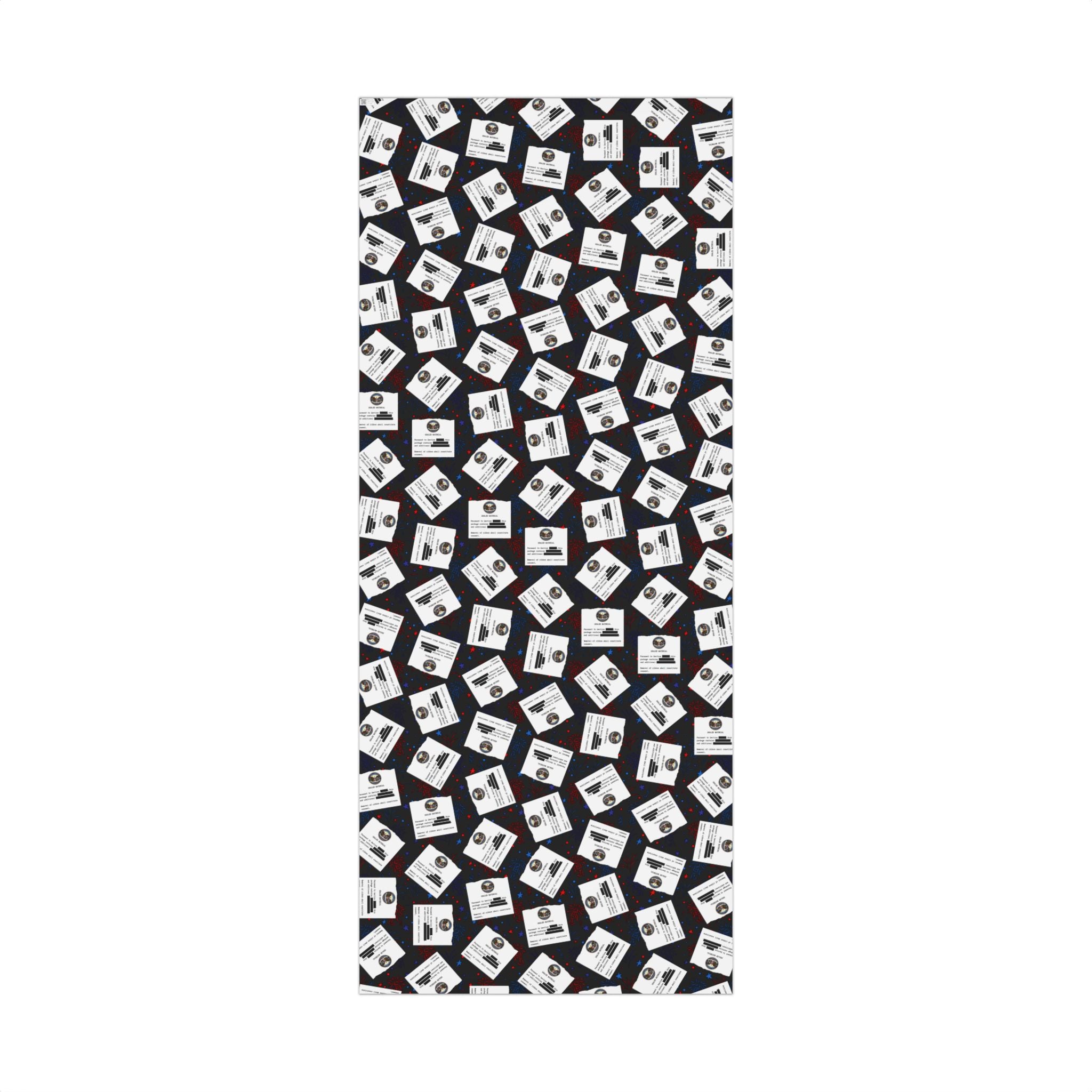 Classified Celebration Gift Wrap – Patriotic Parody Fireworks Wrapping Paper