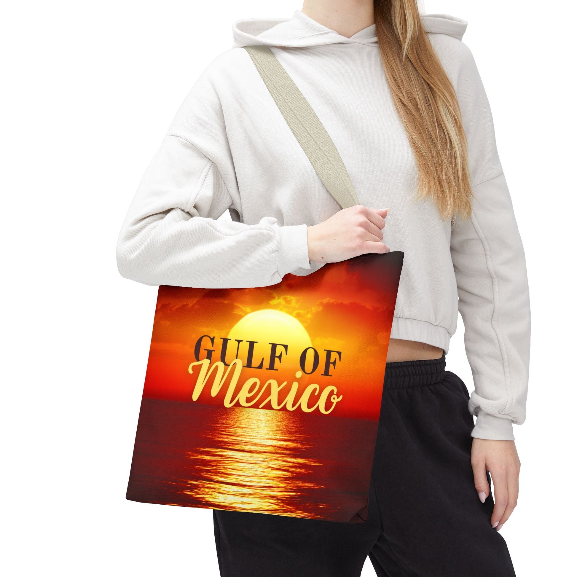 Gulf of Mexico Sunset Tote Bag - Chic Beach Accessory Printify