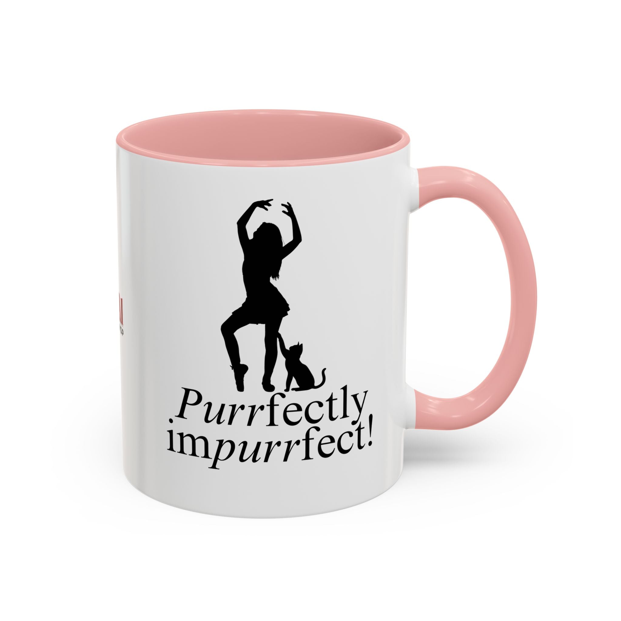Photo depicting the ​Purrfectly Impurrfect Accent Coffee Mug (11, 15oz) from EpiAl's Shop.