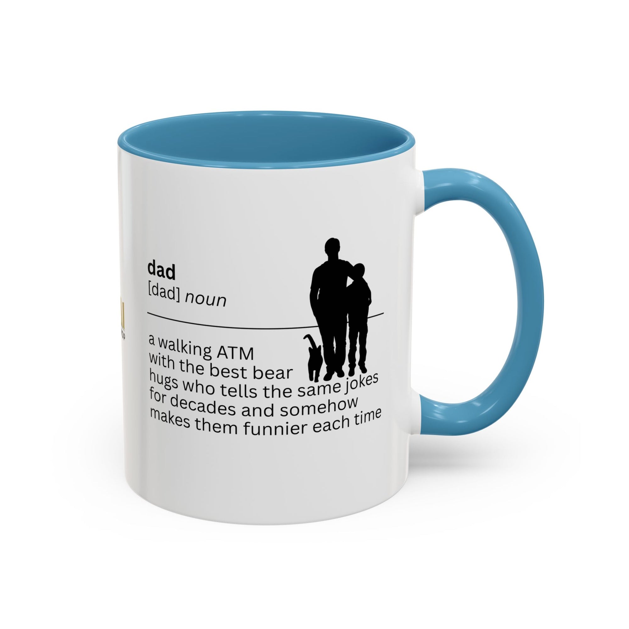 Dad ATM Accent Coffee Mug - Perfect Gift for Dads