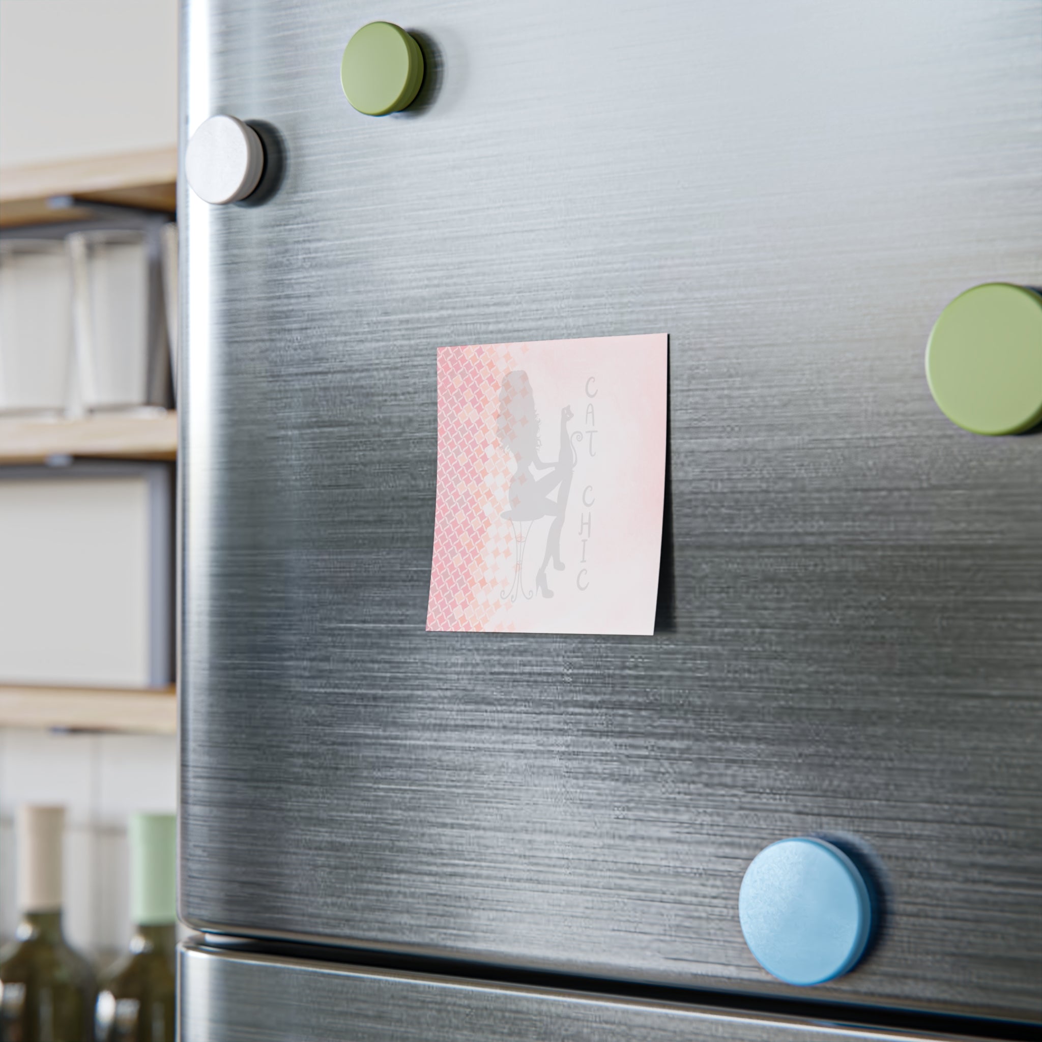 Photo depicting the ​Cat Chic Post-it® Note Pads from EpiAl's Shop.