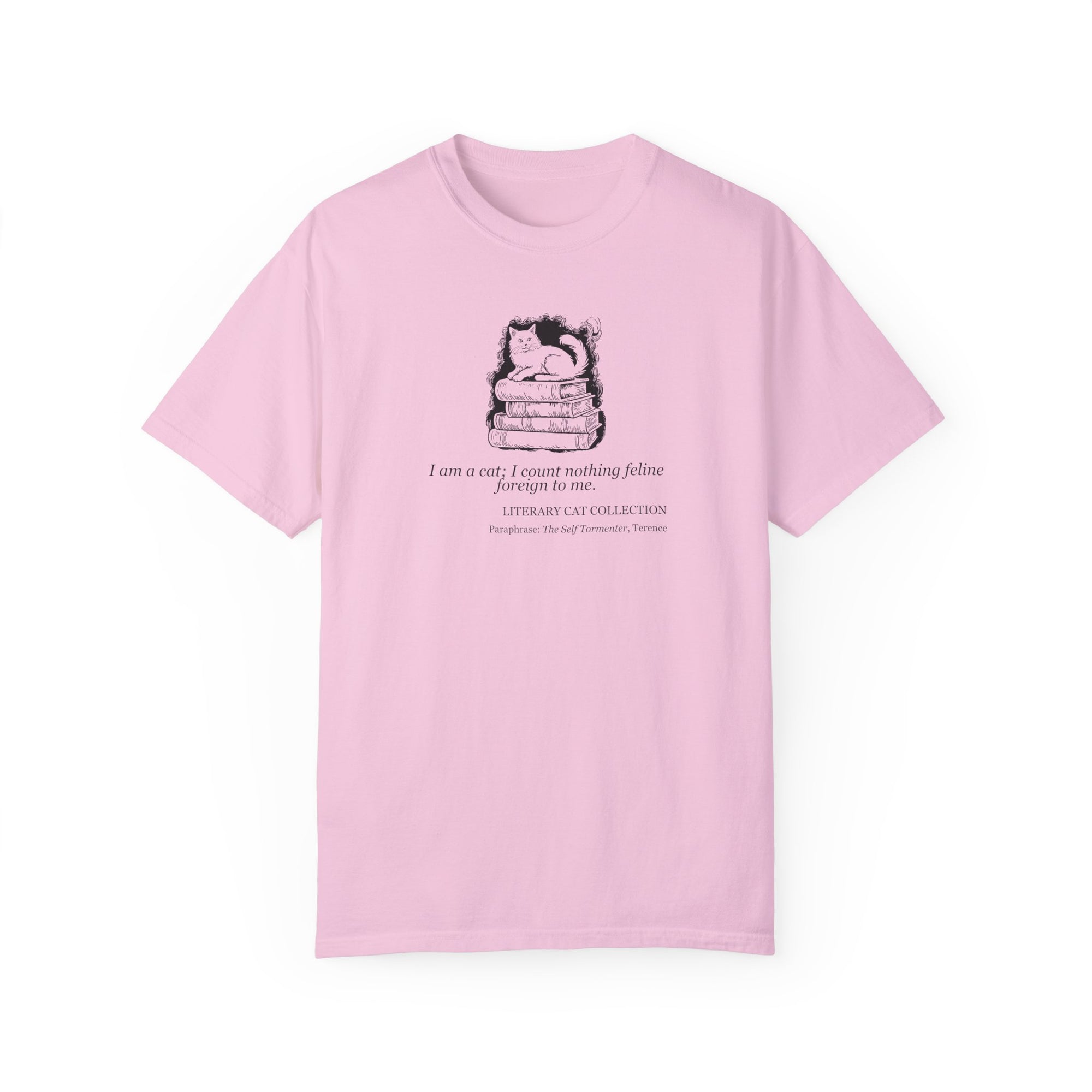 Literary Cat Unisex T-Shirt - The Self Tormenter