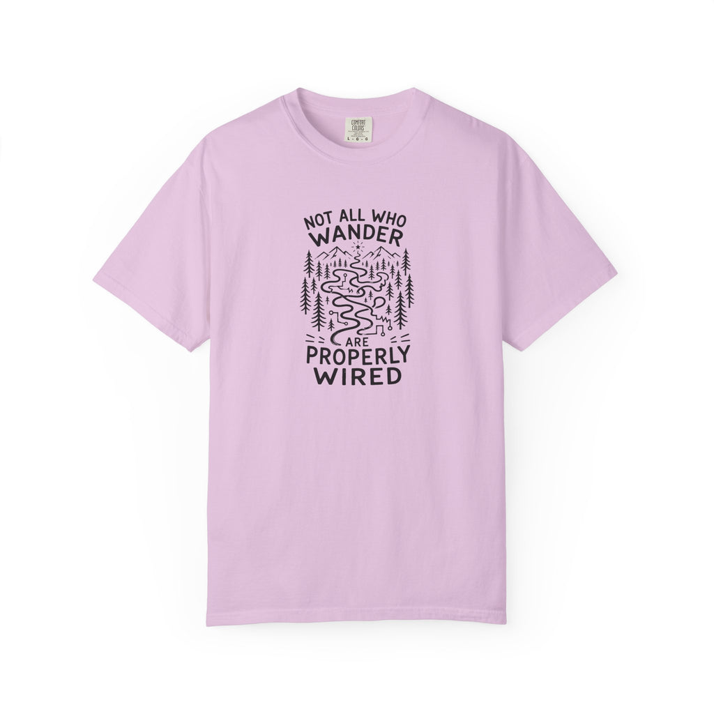 Not All Who Wander Are Properly Wired Epilepsy Awareness T-Shirt