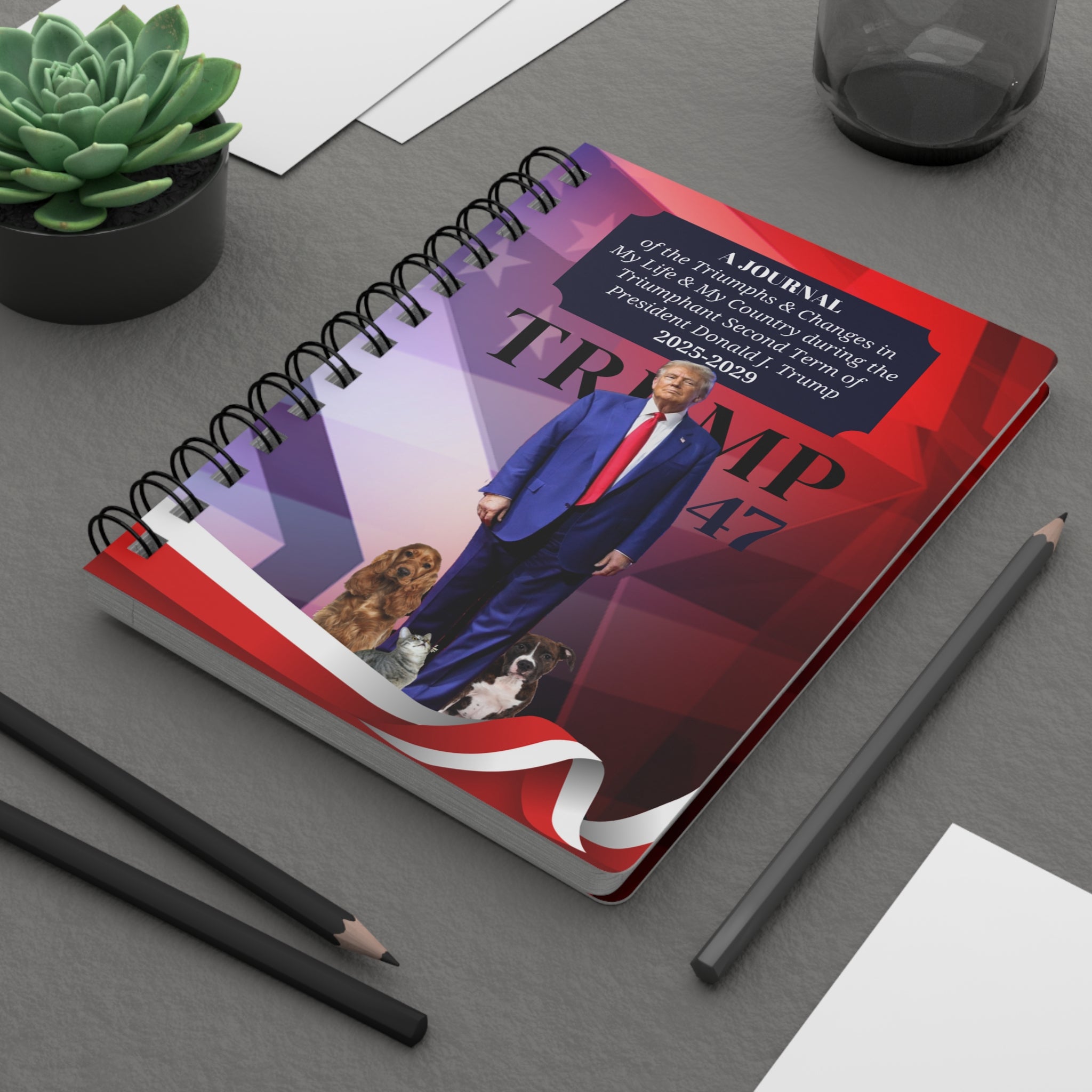 My Life Under Trump's Triumphant Second Term Spiral Bound Journal - EpiAl's Shop