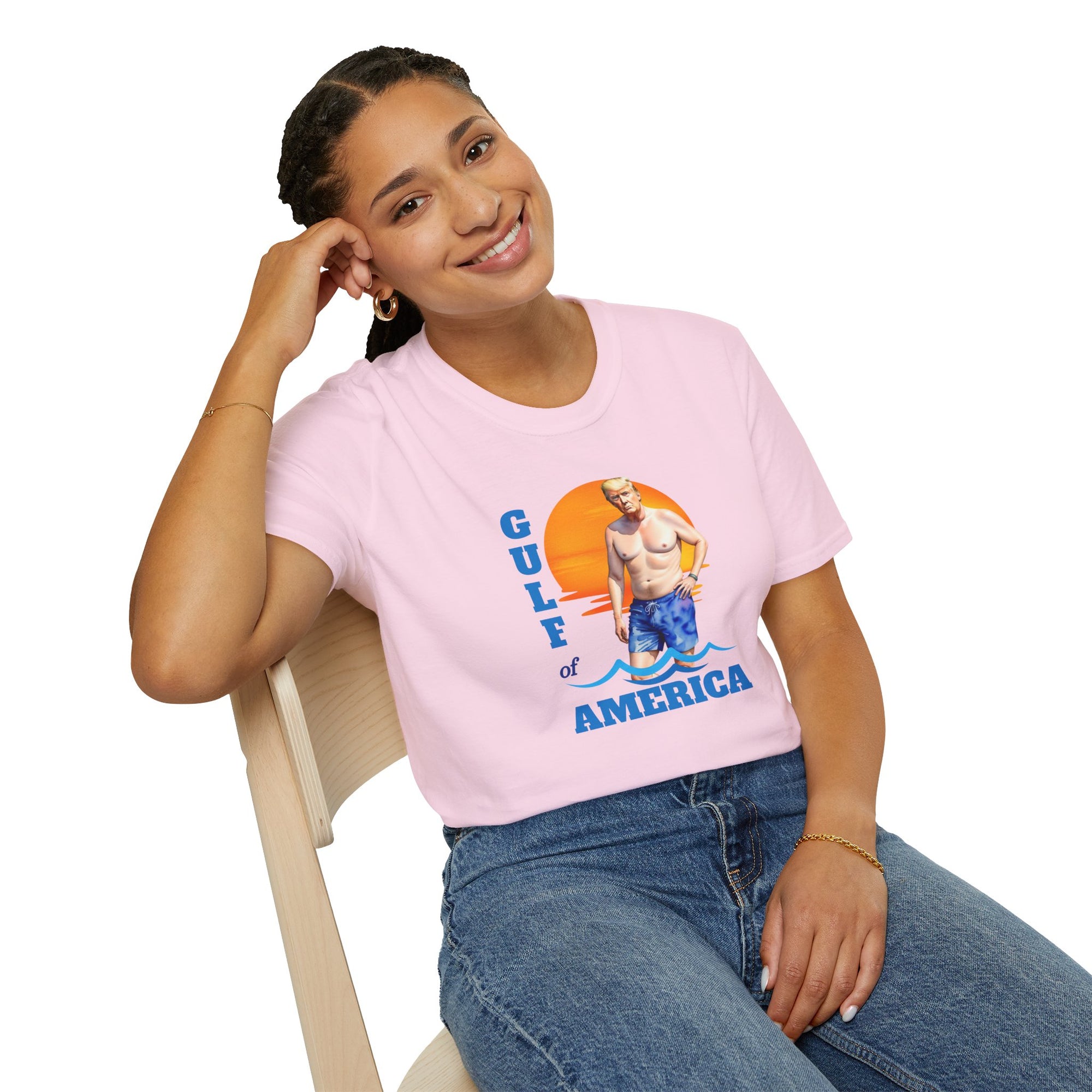 Trump's American Gulf Vintage T-Shirt - Unisex Softstyle Beachwear
