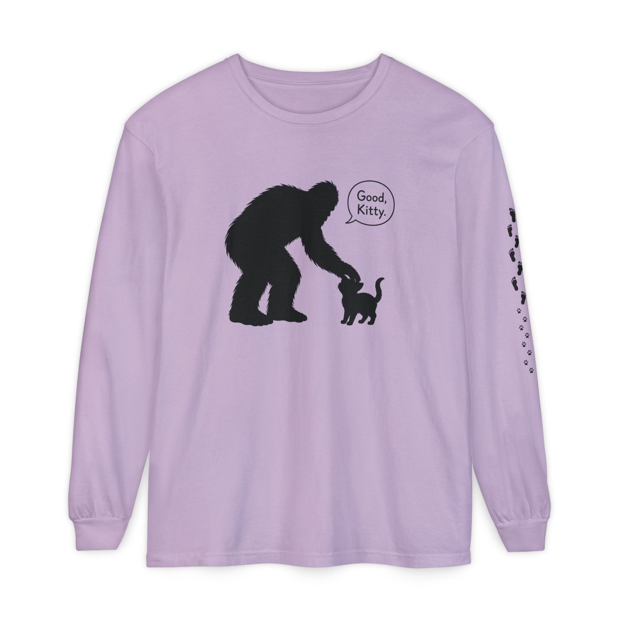 Bigfoot & Kitty “Good, Kitty.” Long Sleeve Shirt