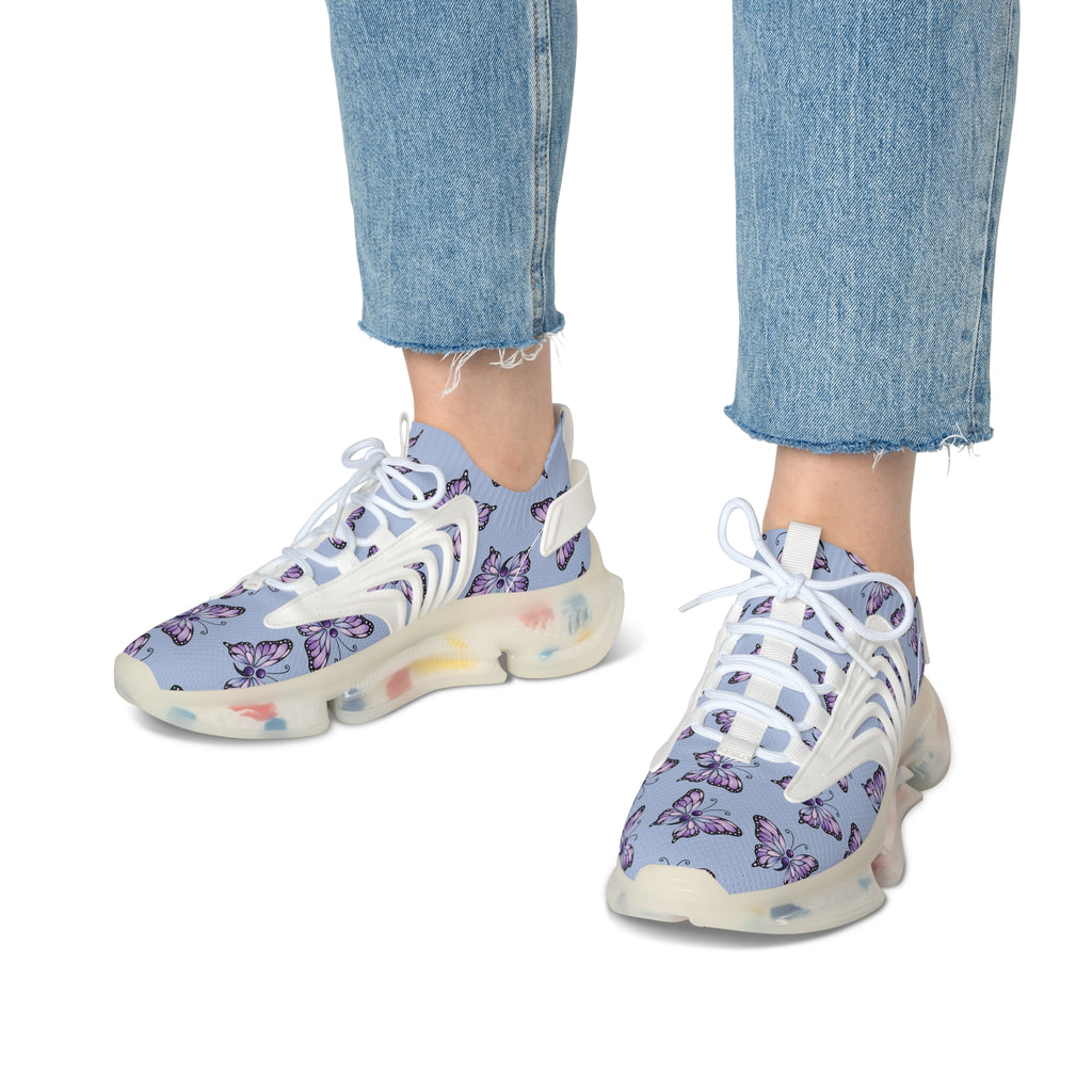 Women’s Semicolon Butterfly Sneakers | Suicide Awareness Shoes