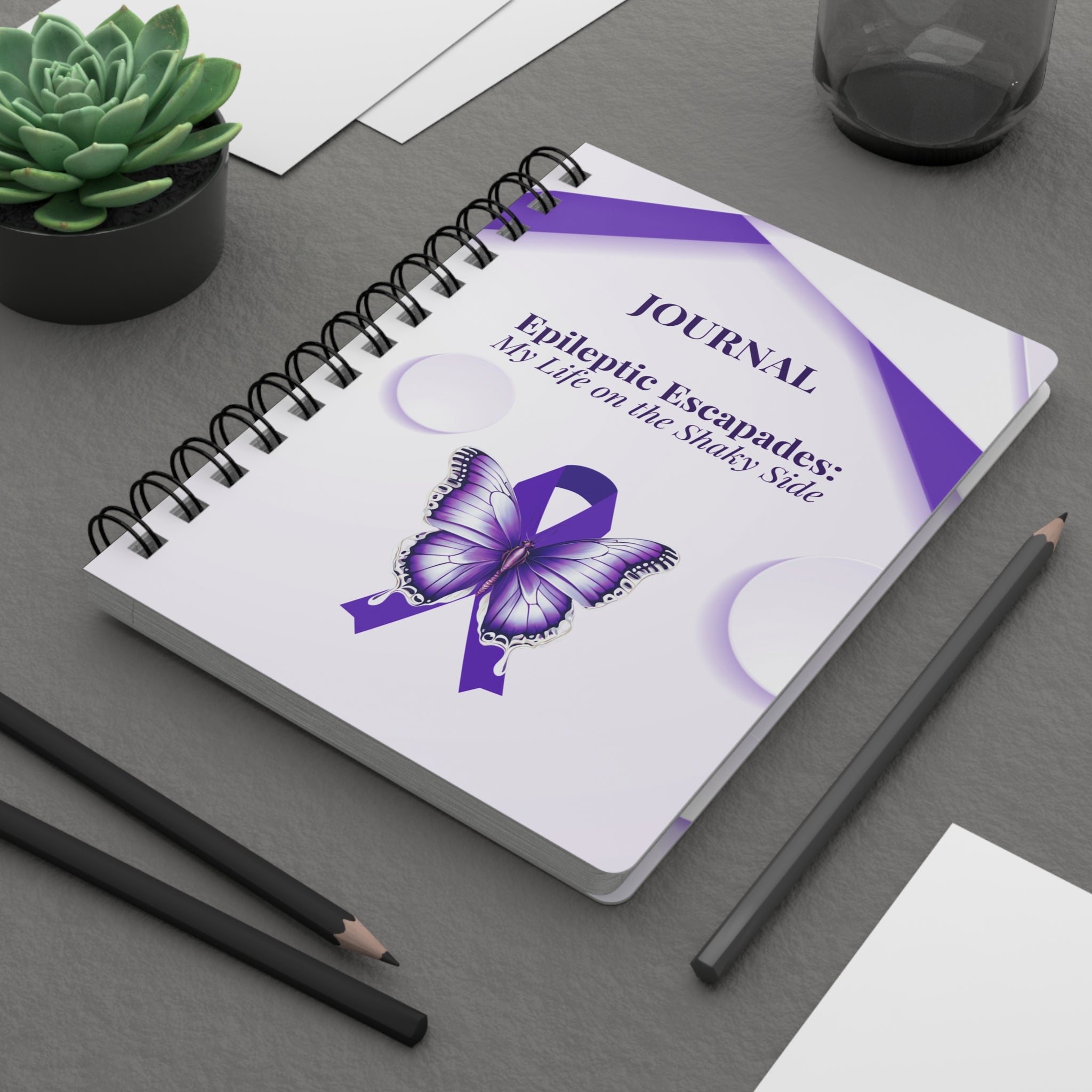 Epileptic Escapades Spiral Bound Journal - EpiAl's Shop
