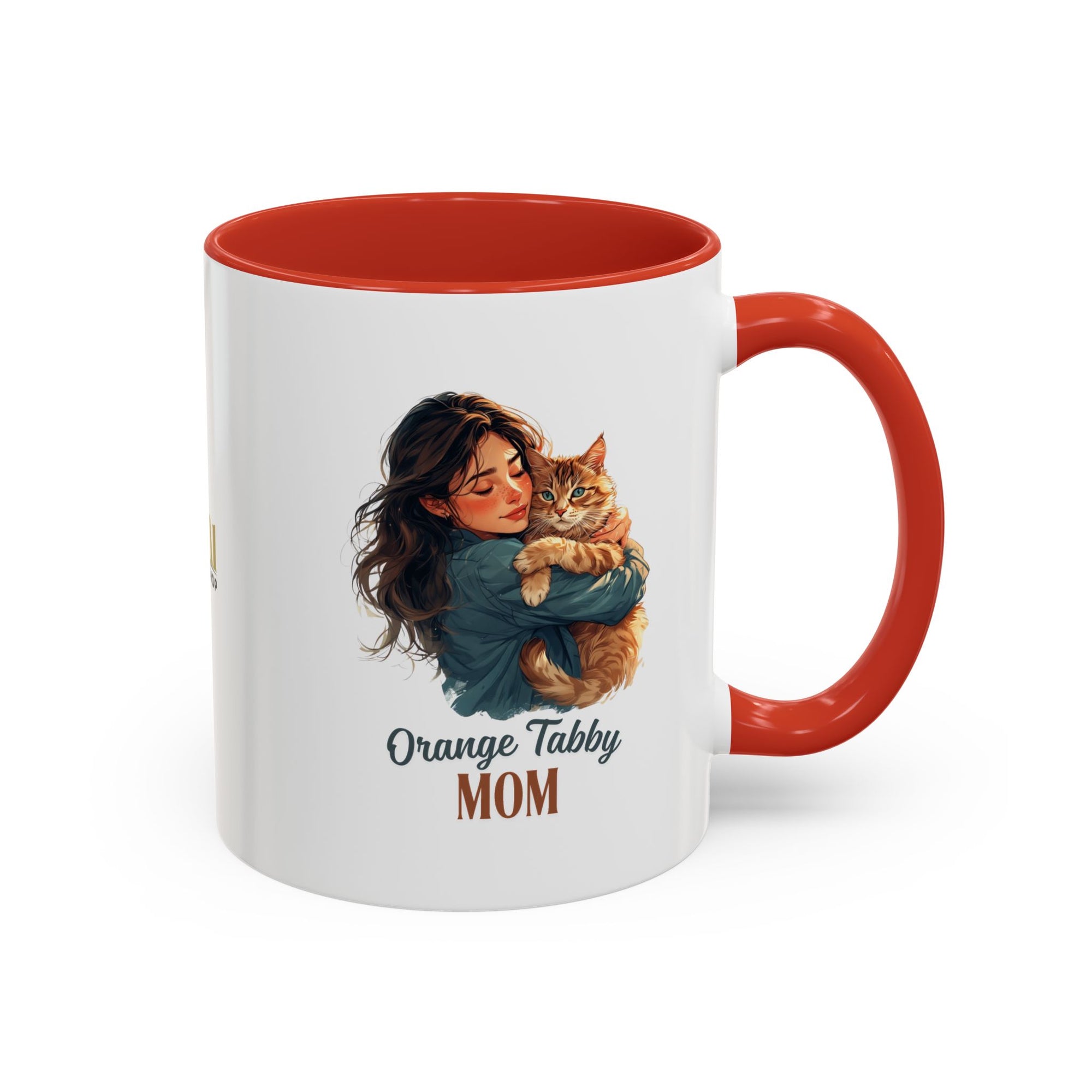 Charming Orange Tabby Mom Coffee Mug – Perfect Gift for Cat Lovers