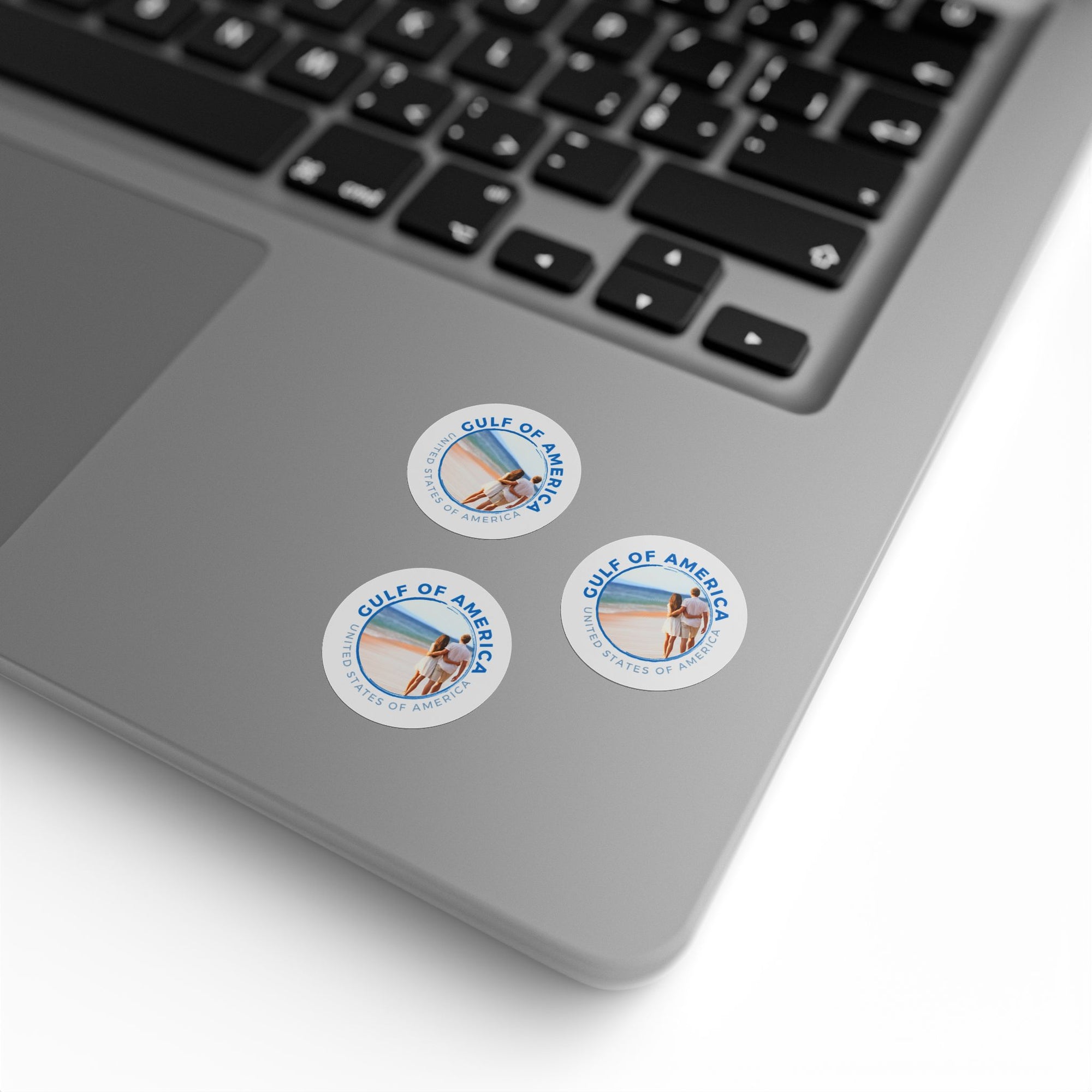 American Gulf Round Sticker Labels