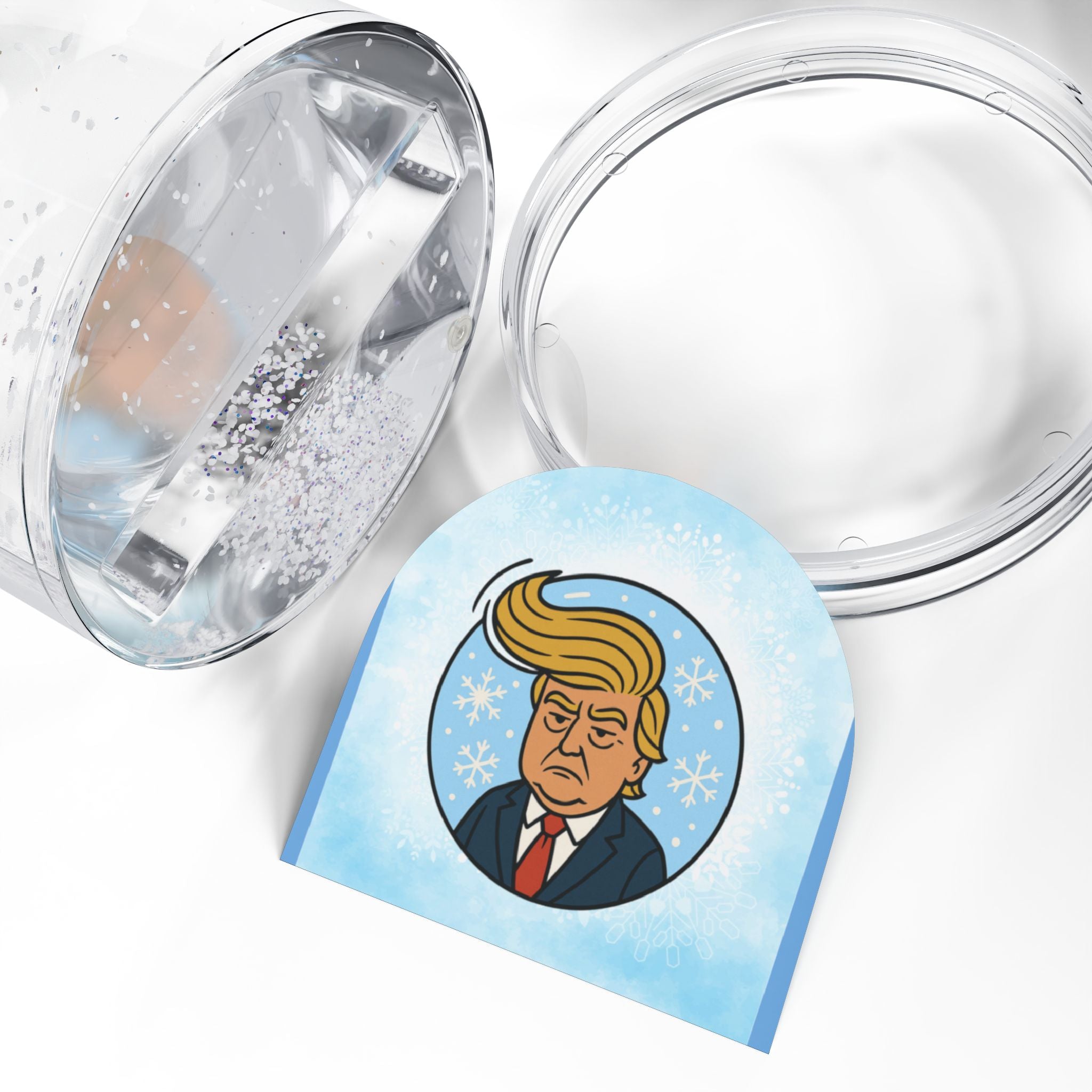 Bombastic Blonde Politician Snow Globe