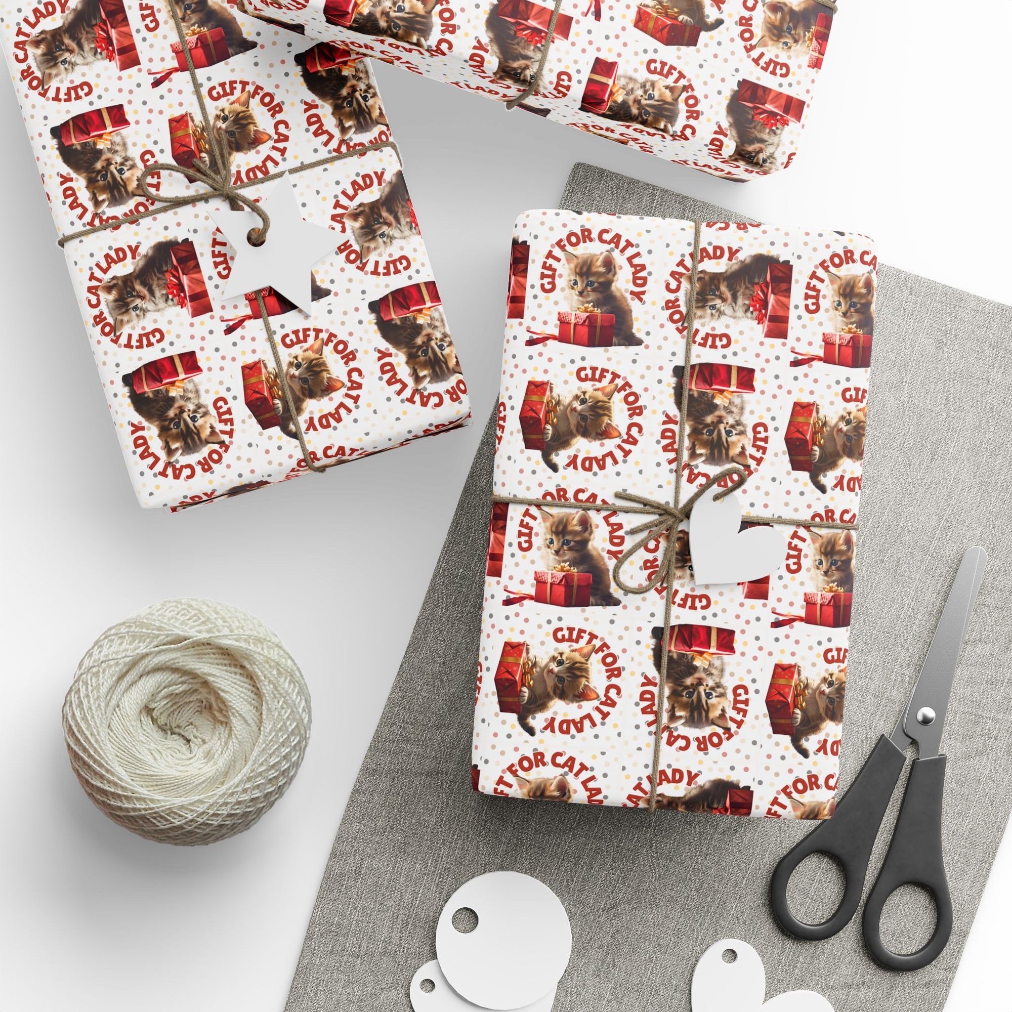 Cat Lady Wrapping Paper for Gifts