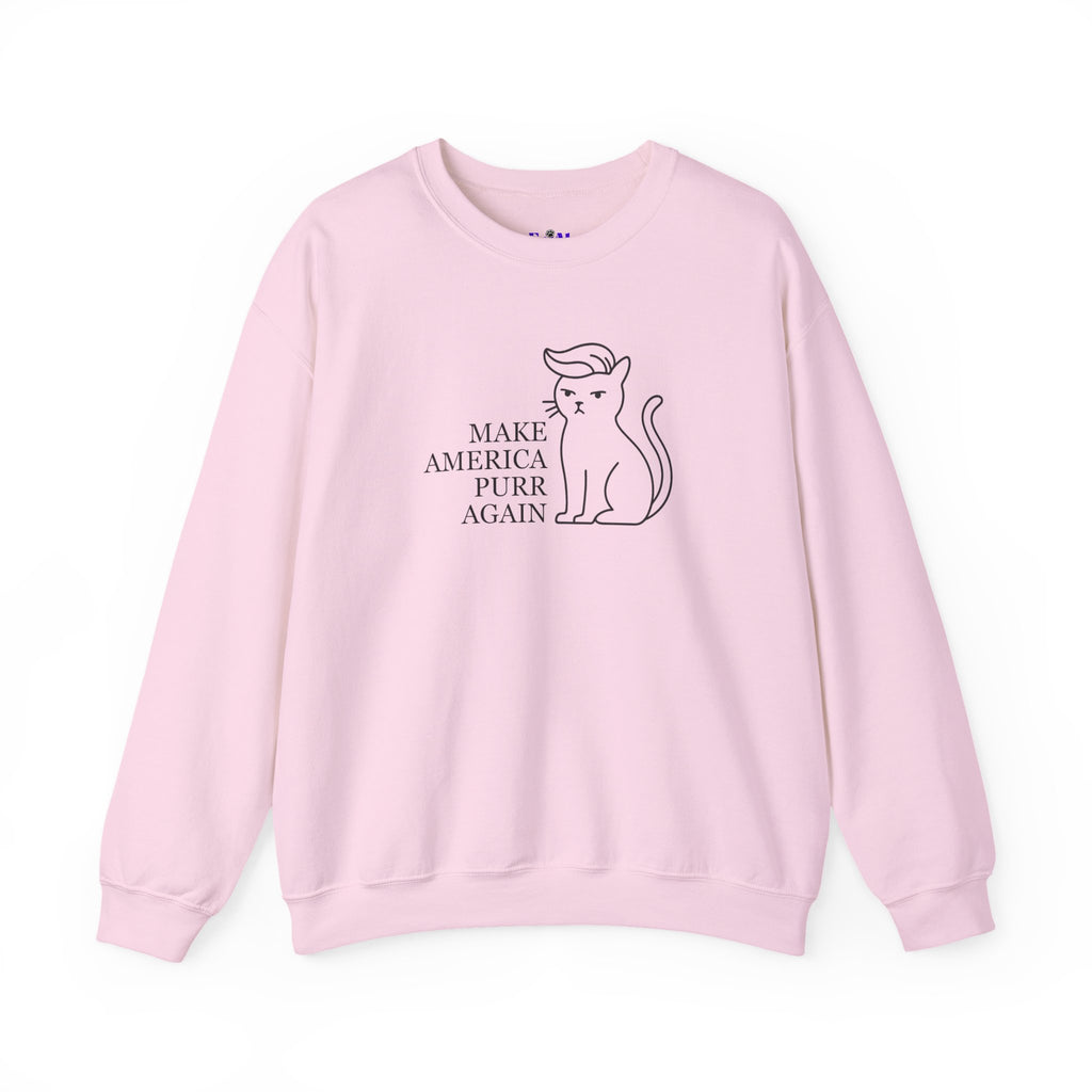 “Make America Purr Again” Parody Cat Sweatshirt