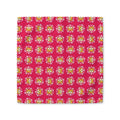 Kitty Bloom Cotton Twill Napkin | Pink Floral Cat Table Linen
