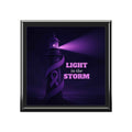 “Light in the Storm” Epilepsy Awareness Black Jewelry Box