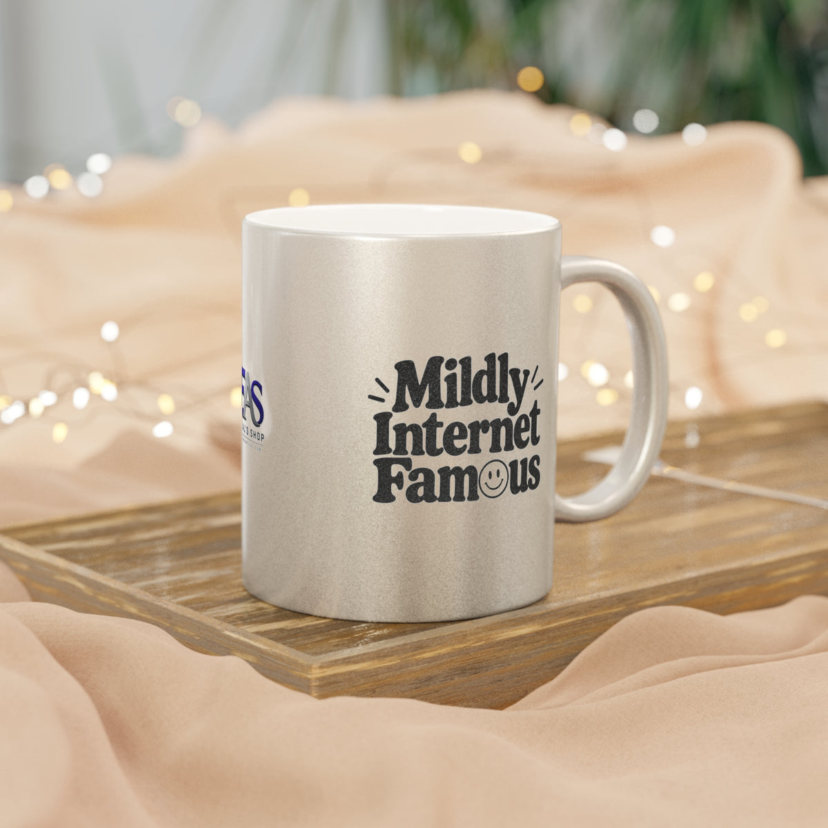 Mildly Internet Famous Metallic Mug | Gold or Silver Creator Coffee Cup