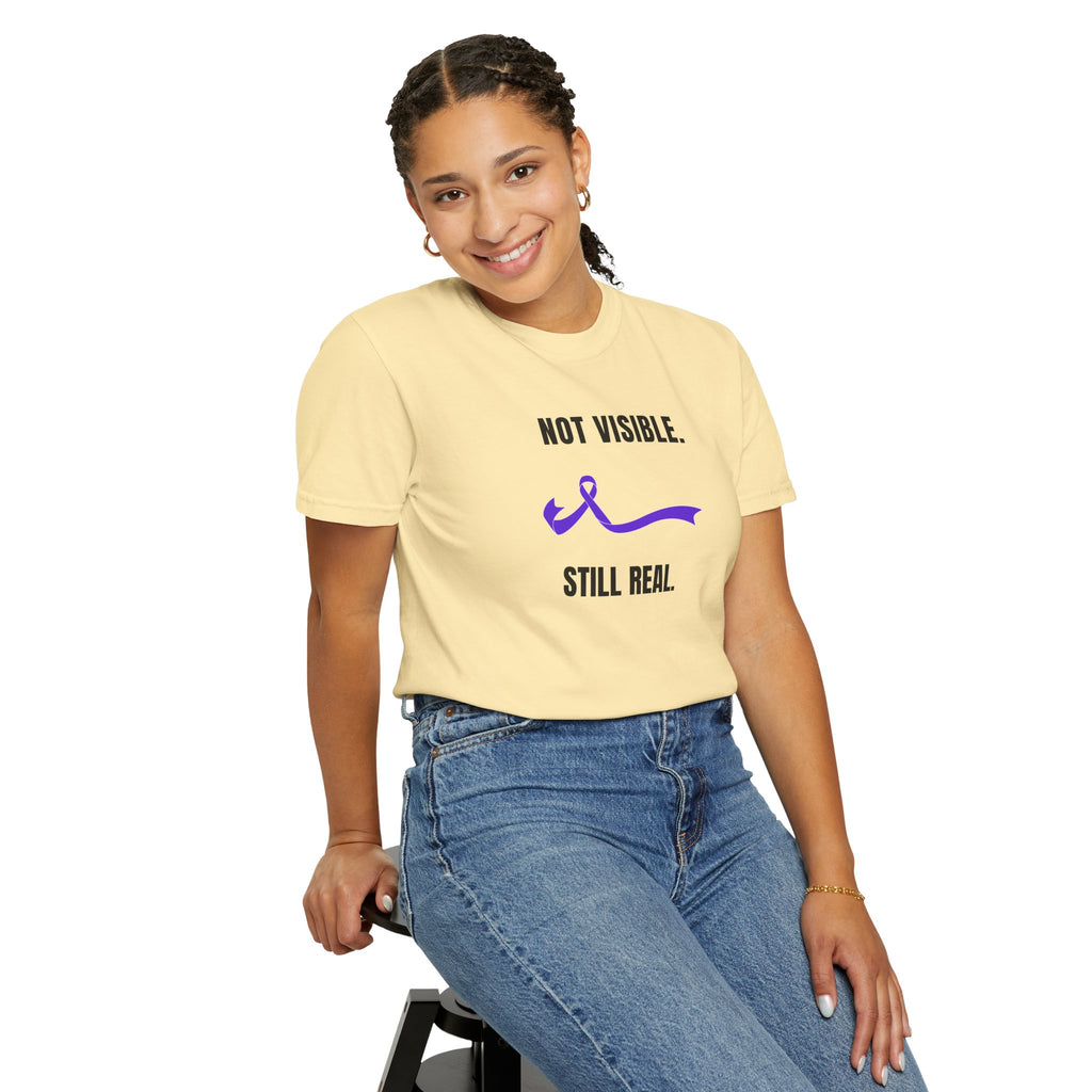Not Visible. Still Real. T-Shirt – Epilepsy Awareness Apparel