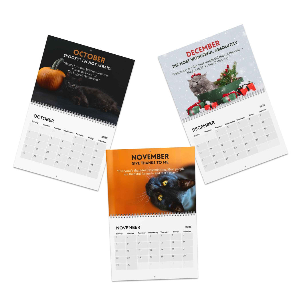 2026 The Art of the Purr Calendar - The Best Year, Folks!